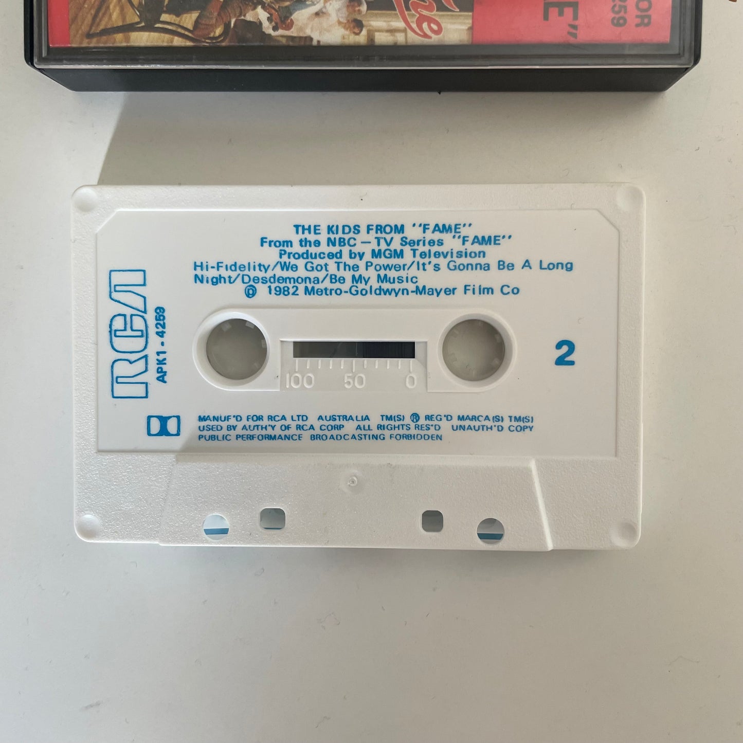 Tape Cassette The Kids of Fame 1982