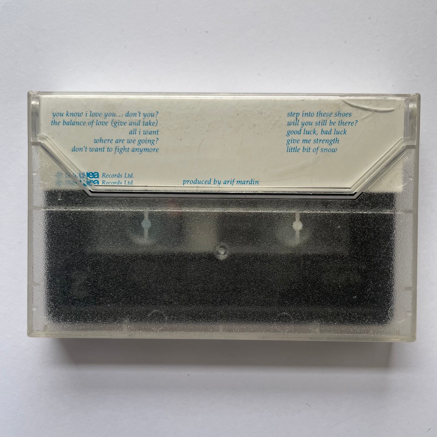 Tape Cassette Howard Jones to one back