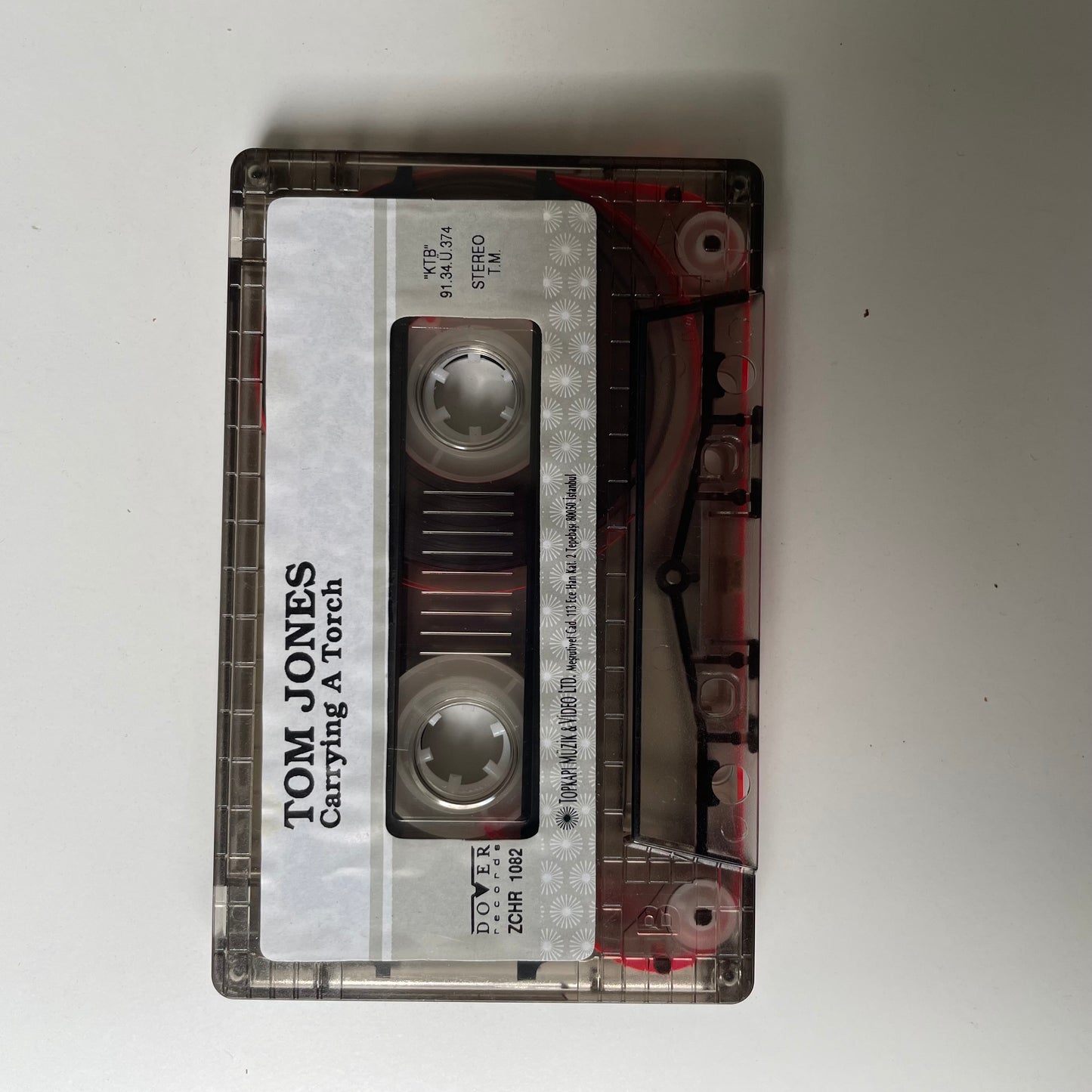 Tape Cassette Tom Jones Carrying a Torch side 2