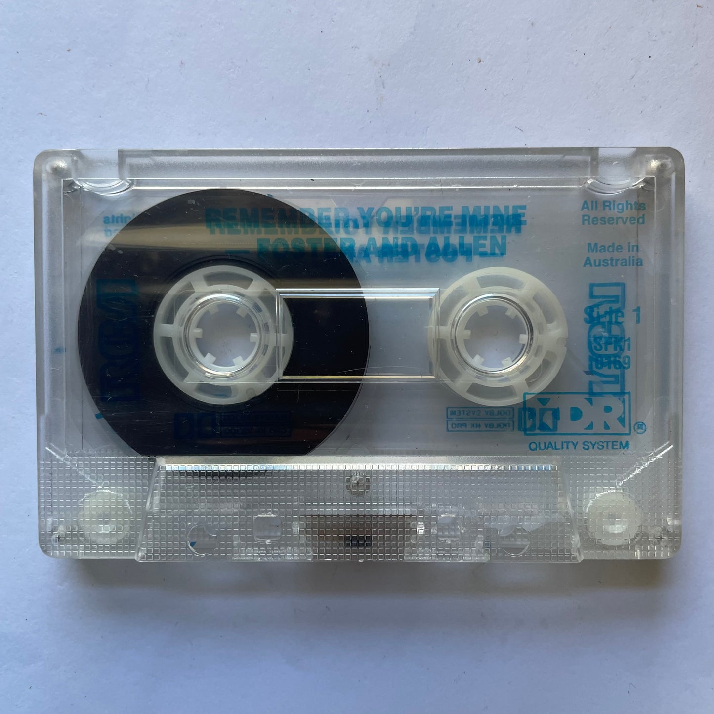 Tape Cassette Foster & Allen remember you are mine side 2