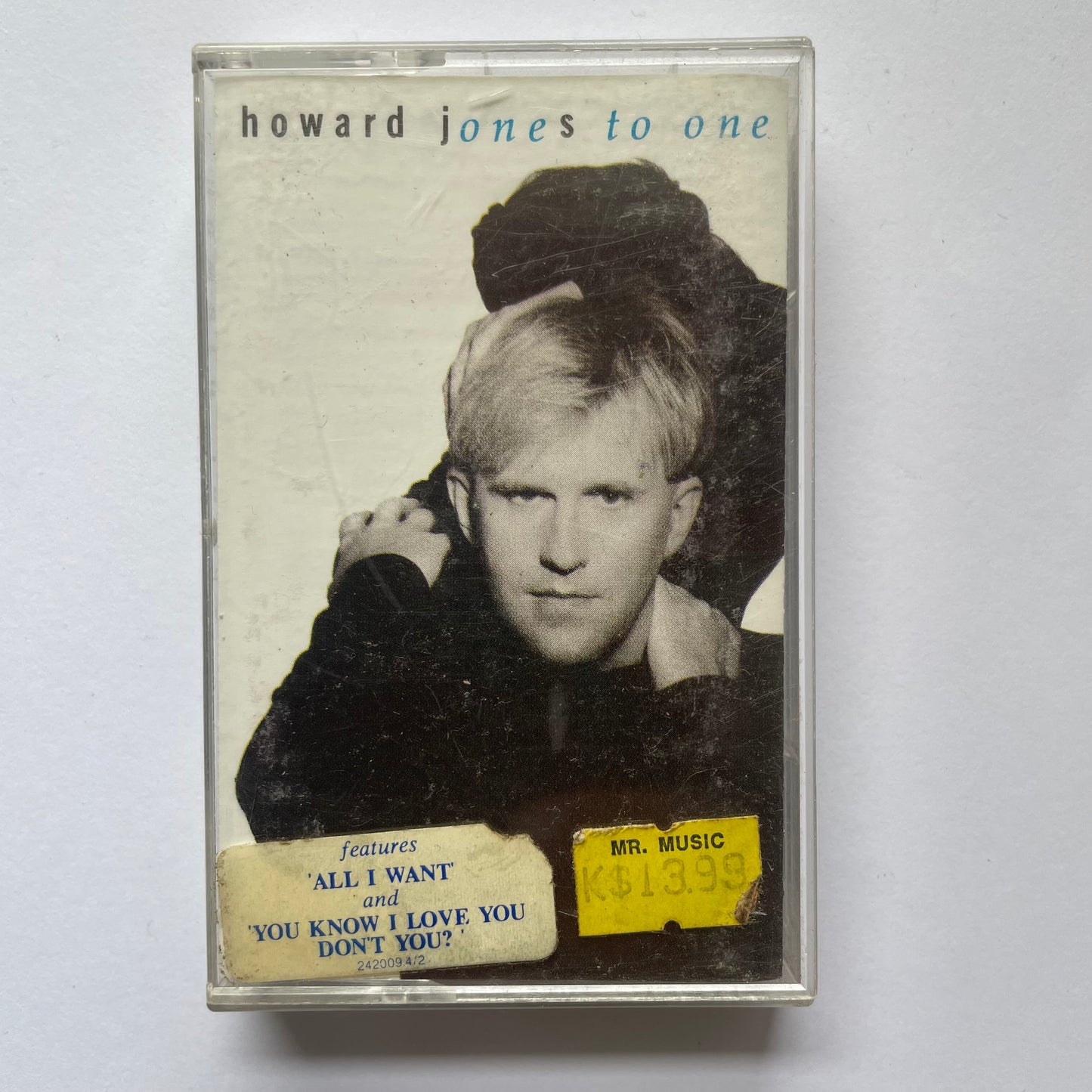 Tape Cassette Howard Jones to one front