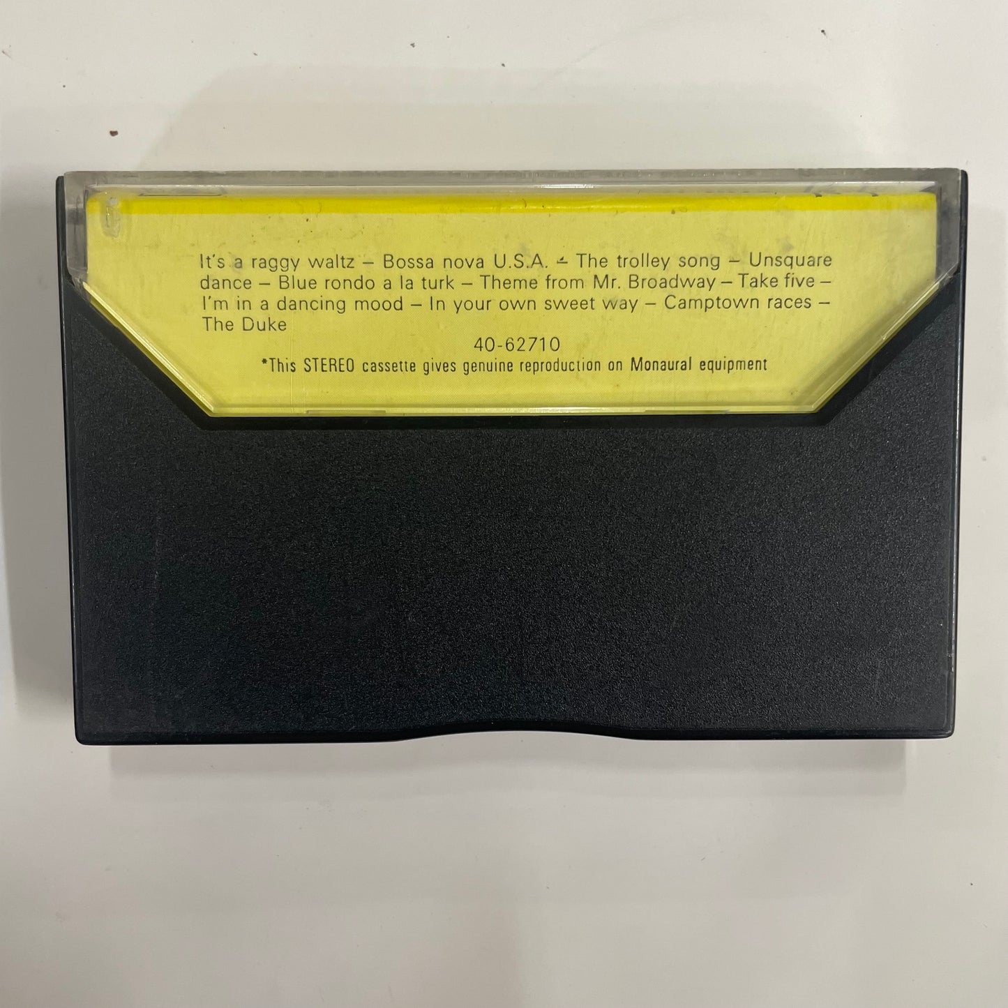 Tape Cassette Dave Brubeck Greatest Hits 1966