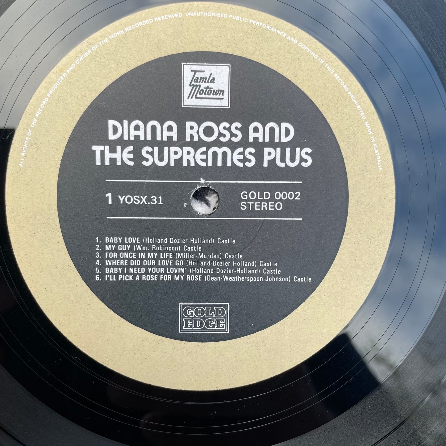 Vinyl Record LP Diana Ross and the Supremes Plus 1969