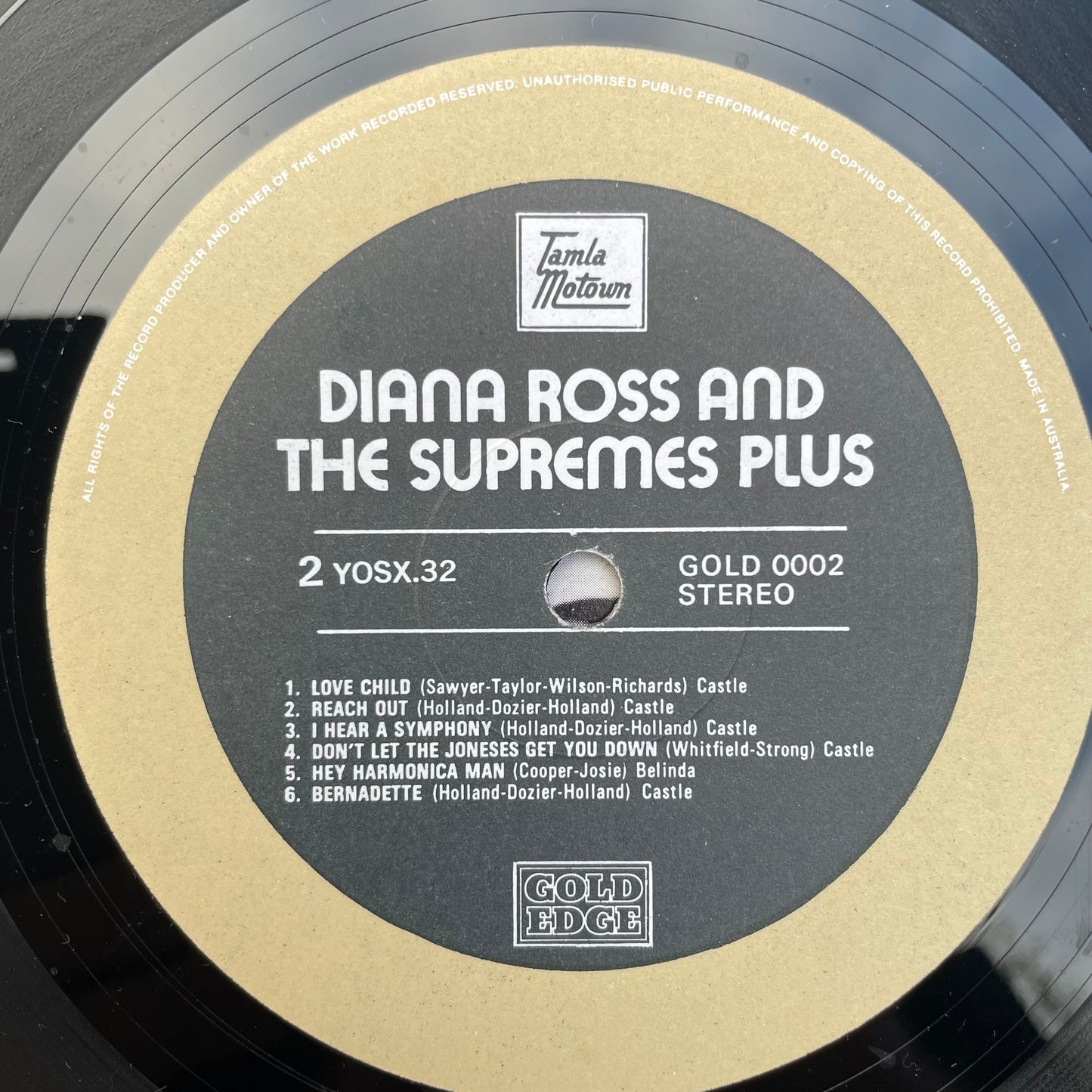Vinyl Record LP Diana Ross and the Supremes Plus 1969