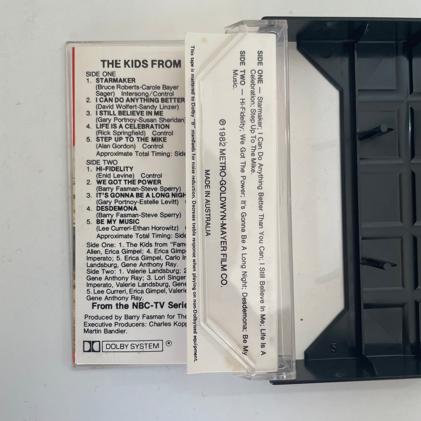 Tape Cassette The Kids of Fame 1982