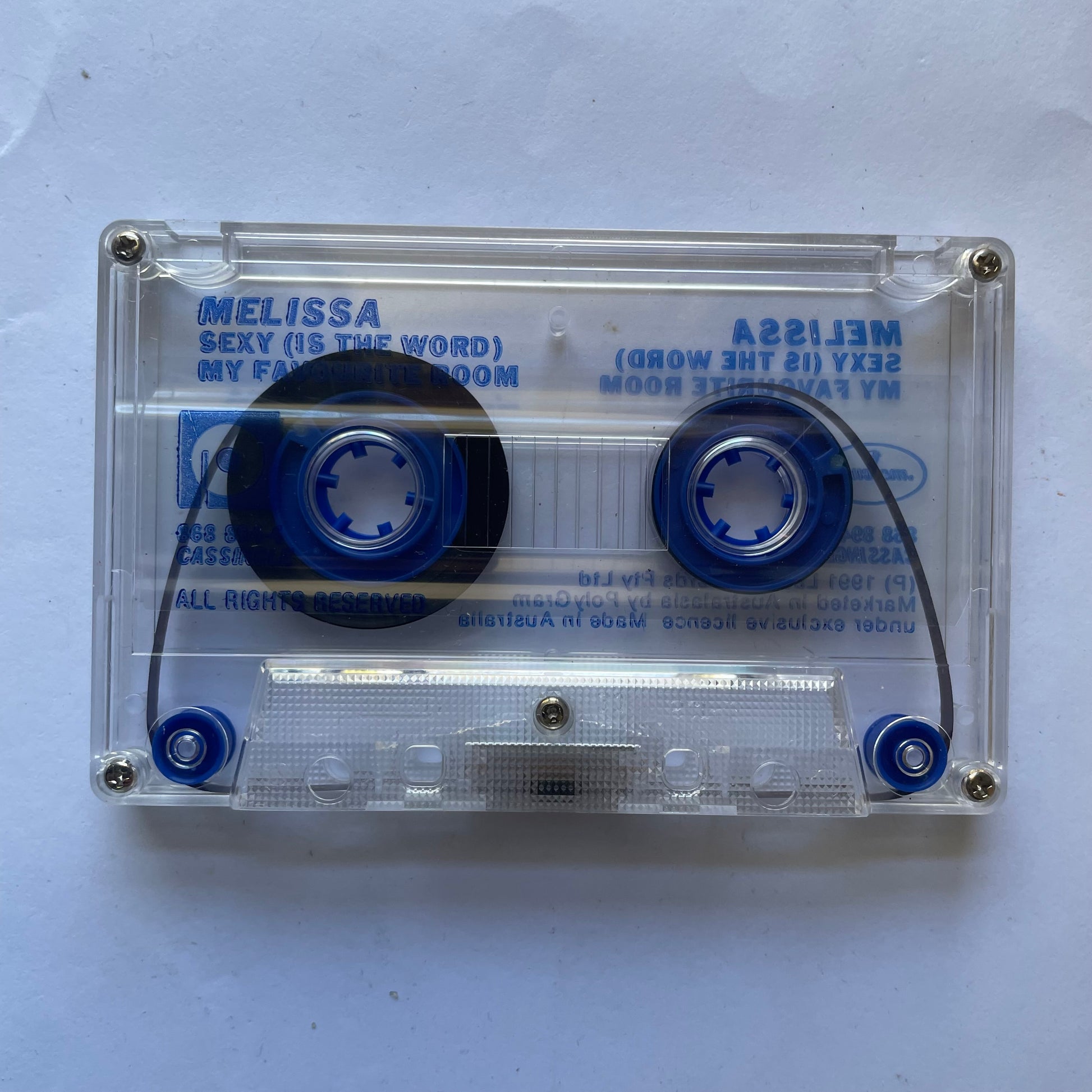 Tape Cassette Melissa sexy is the word 1991 side 2 