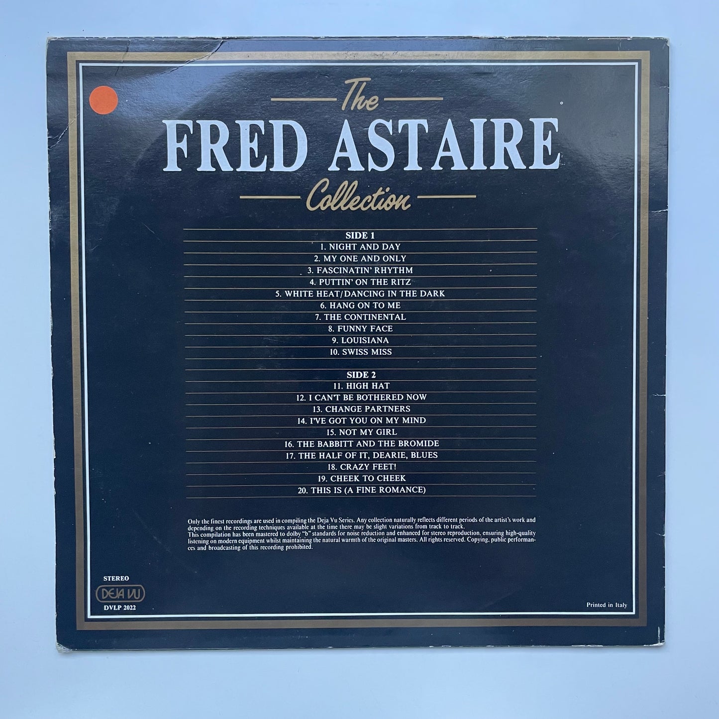 Vinyl Record LP Fred Astaire The Fred Astaire Collection 1985