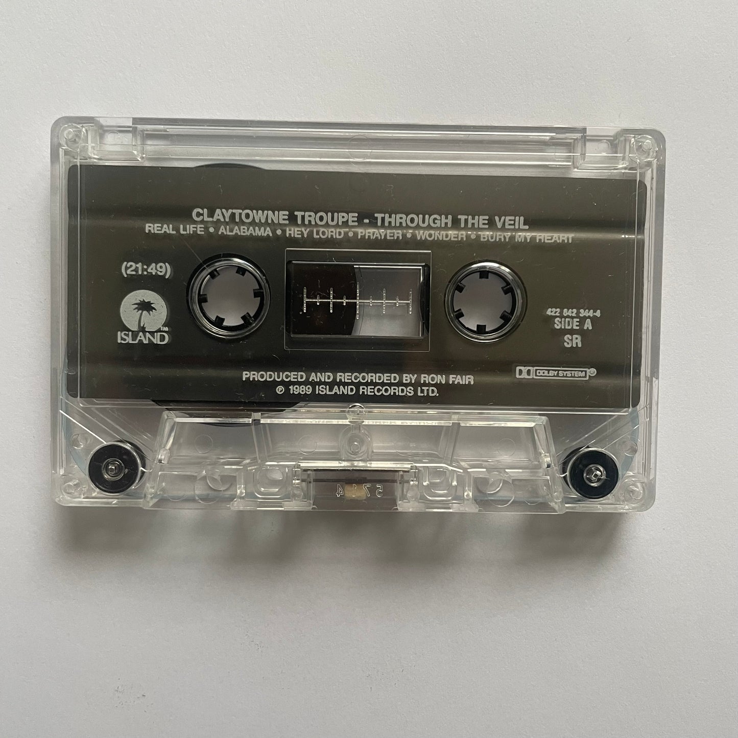 Tape Cassette Claytown Troupe Trough the Veil 1989