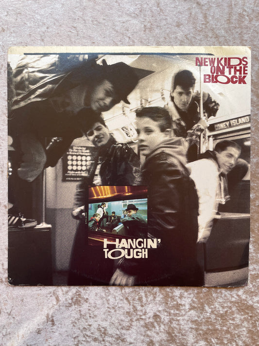 Vinyl Record LP New Kids On The Block Hangin ‘ Tough 1988