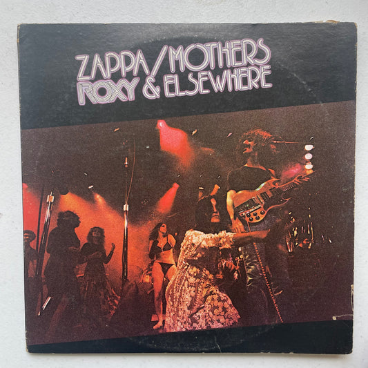 Vinyl Record LP Zappa Mothers Roxy & Elsewhere 1974 Double Album