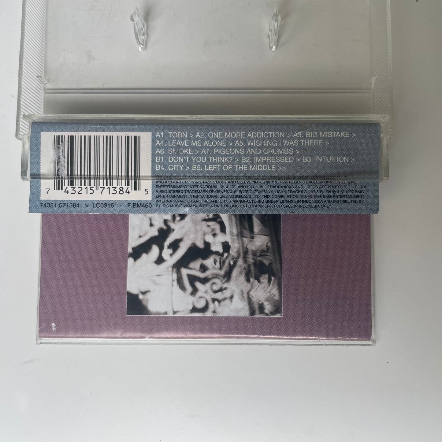 Tape Cassette Natalie Imbruglia Left of the Middle 1997