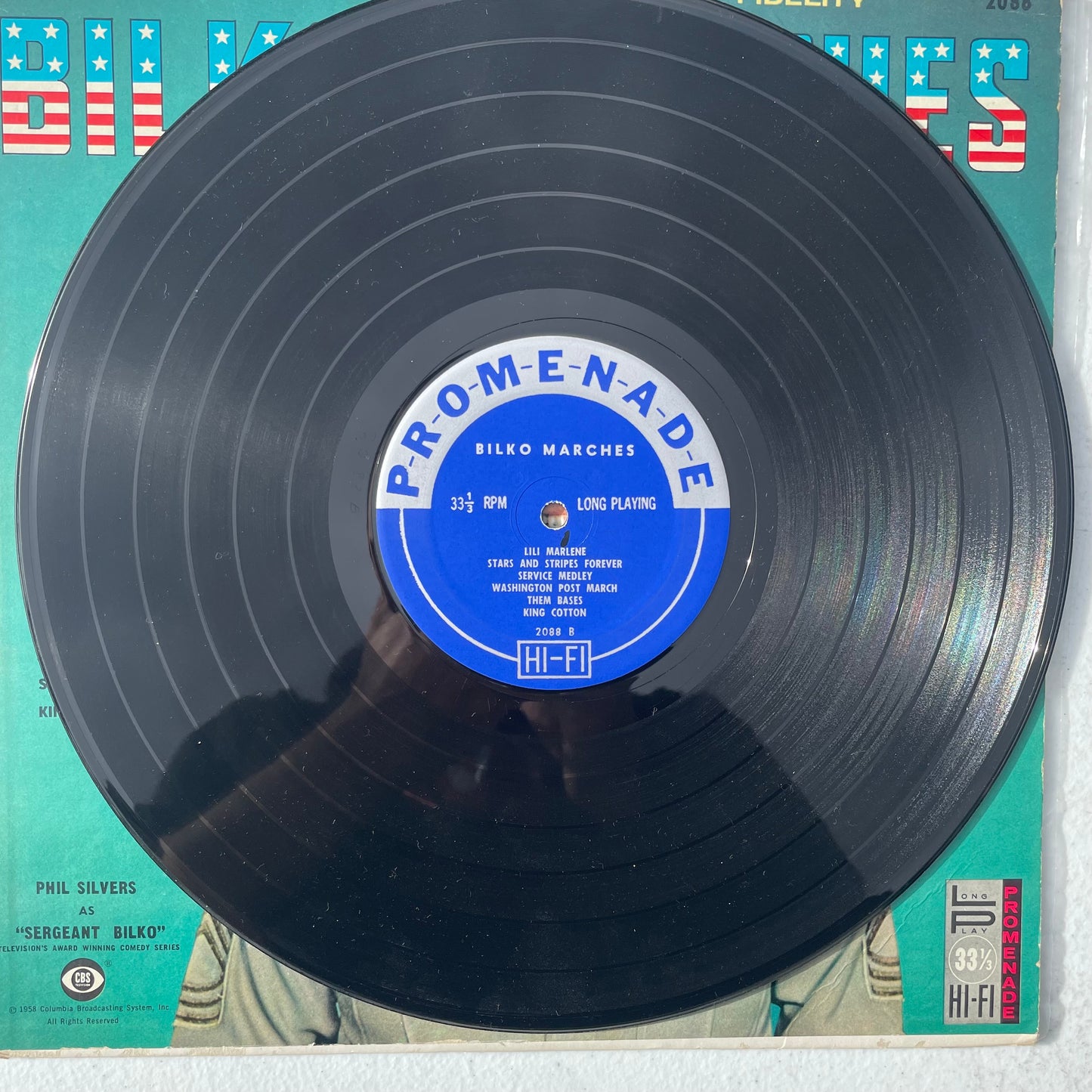 Vinyl Record LP Phil Silver Bilko Marches 1958