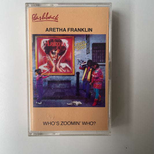 Tape Cassette Aretha Franklin Who’s Zooming Who front