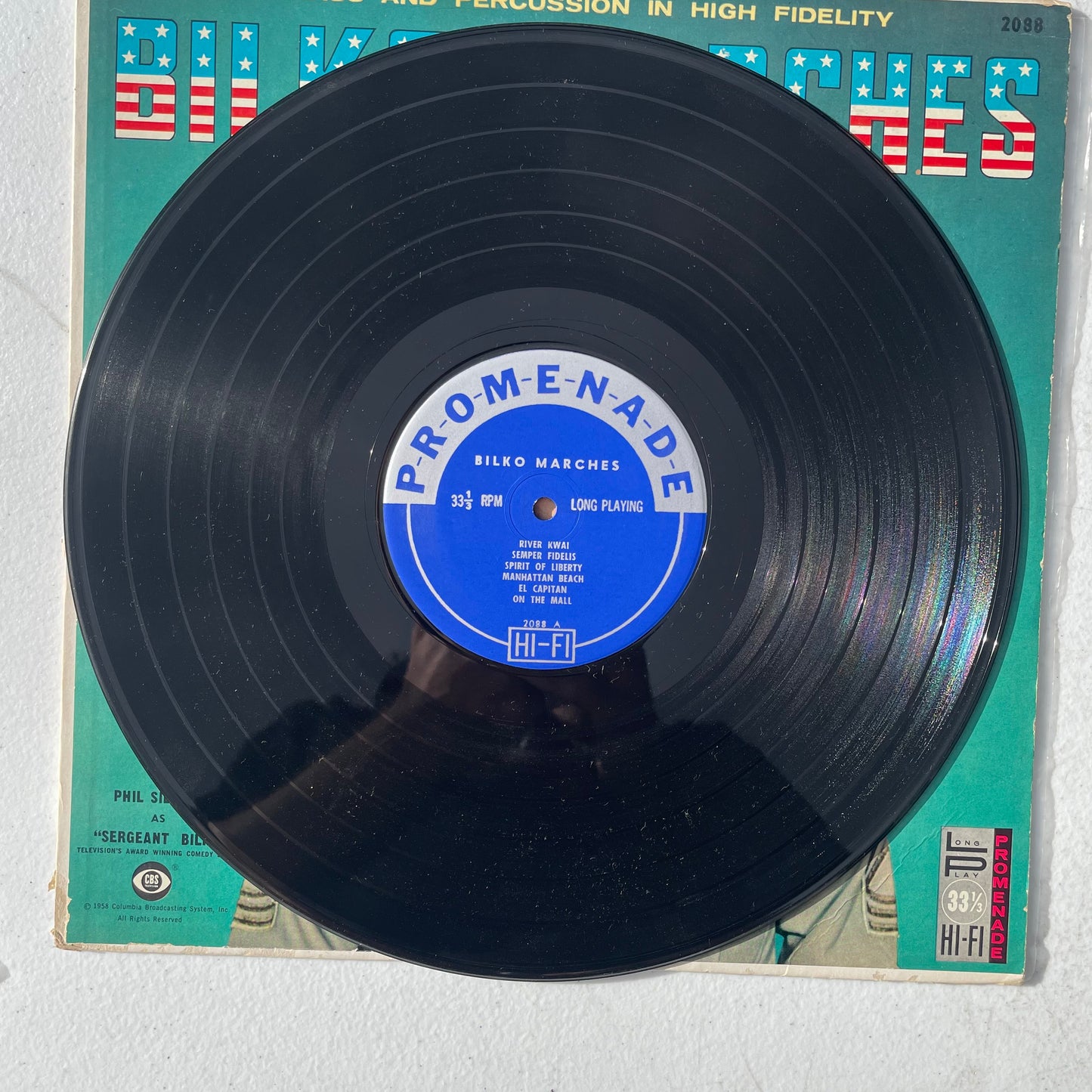 Vinyl Record LP Phil Silver Bilko Marches 1958