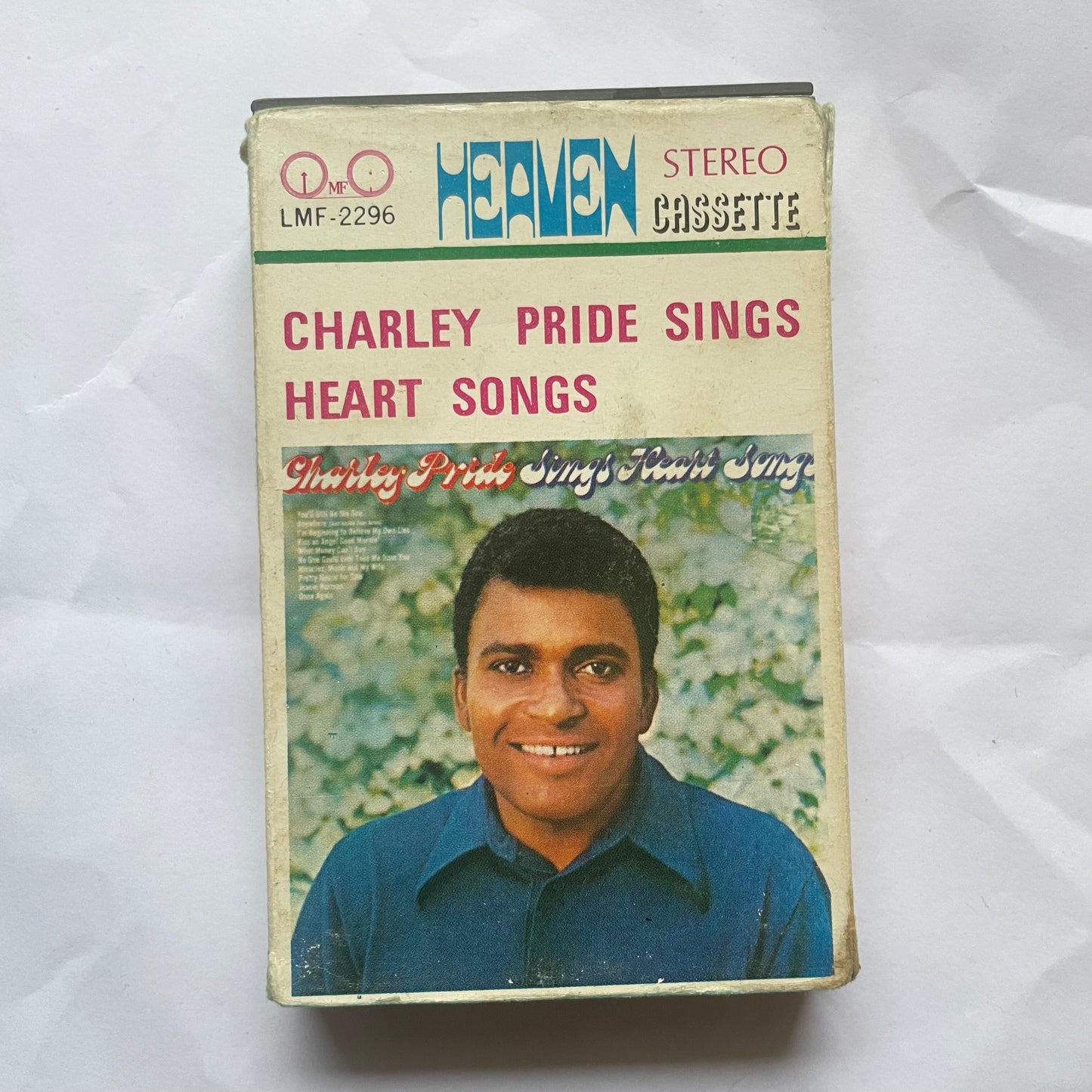 Tape Cassette Charley Pride Sings Heart front