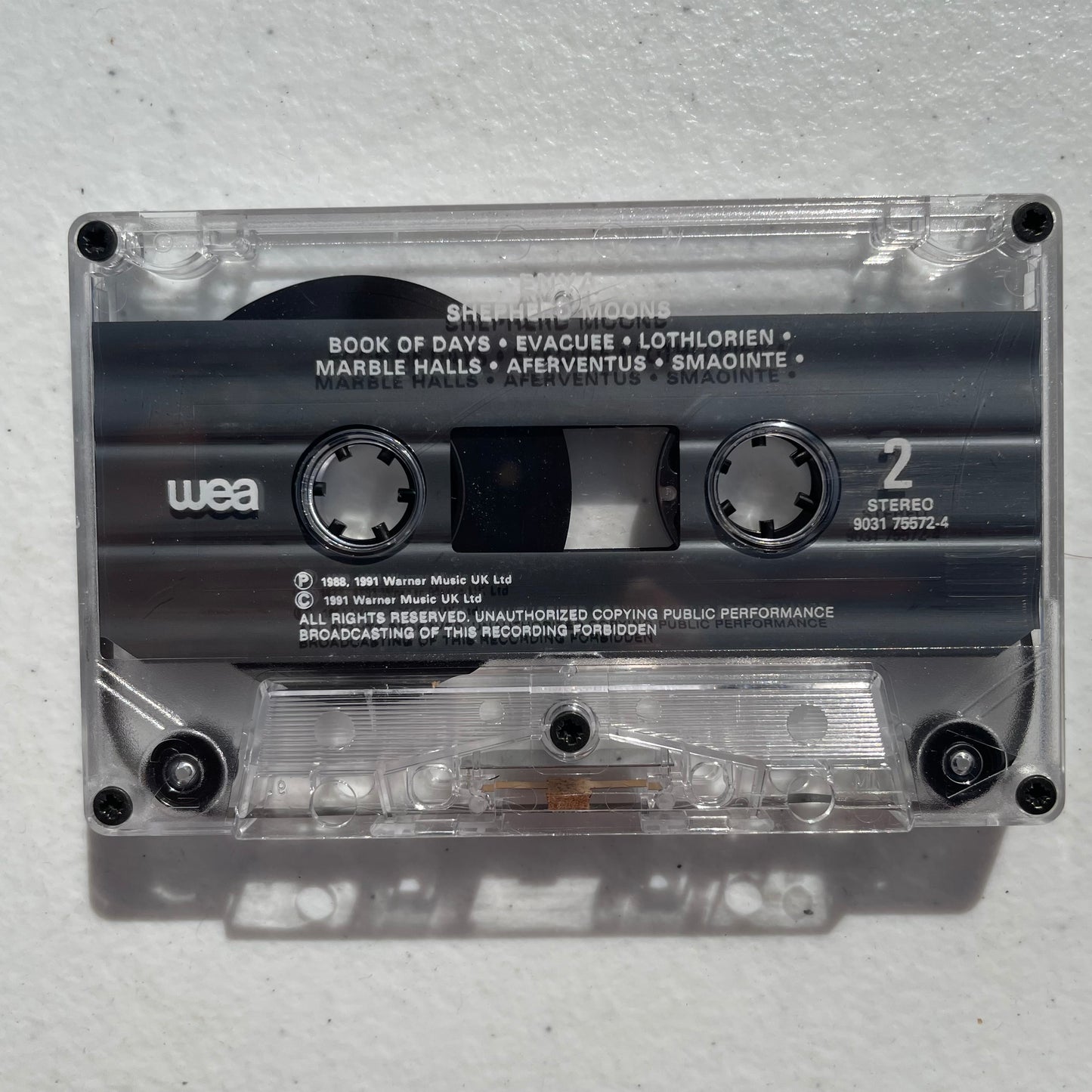 Tape Cassette Enya Shepherd Moon 1991
