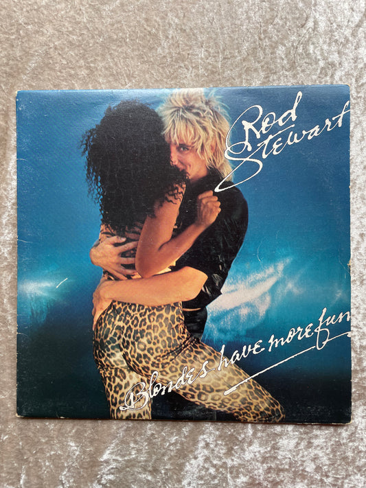Vinyl Record LP Rod Stewart Blondes Have More Fun 1978