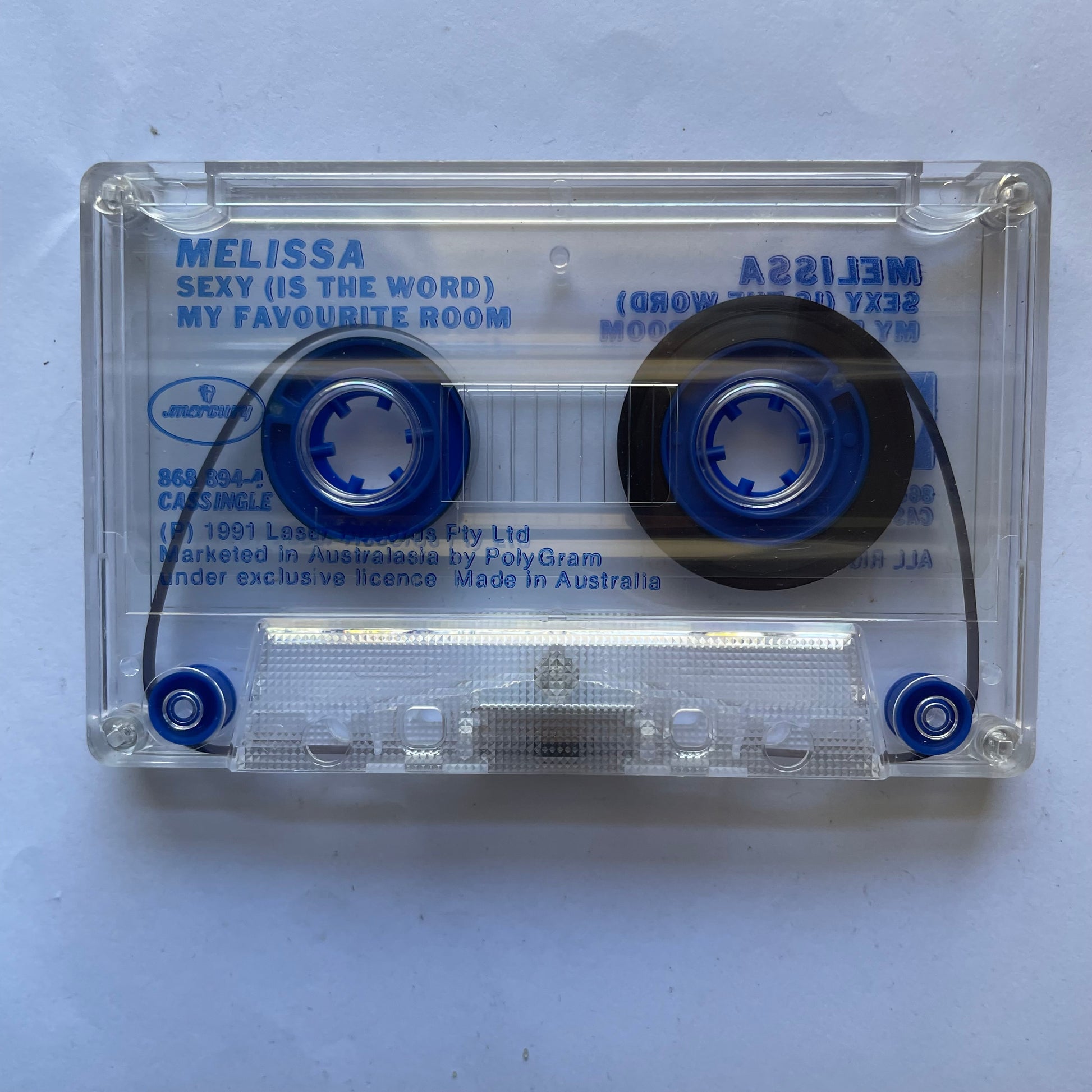 Tape Cassette Melissa sexy is the word 1991 side 1 
