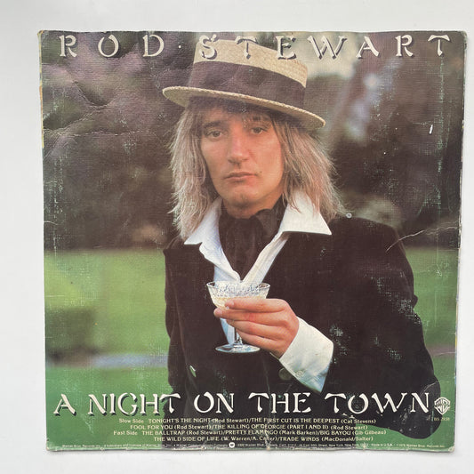 Vinyl Record LP Rod Stewart A Night on the Town 1976