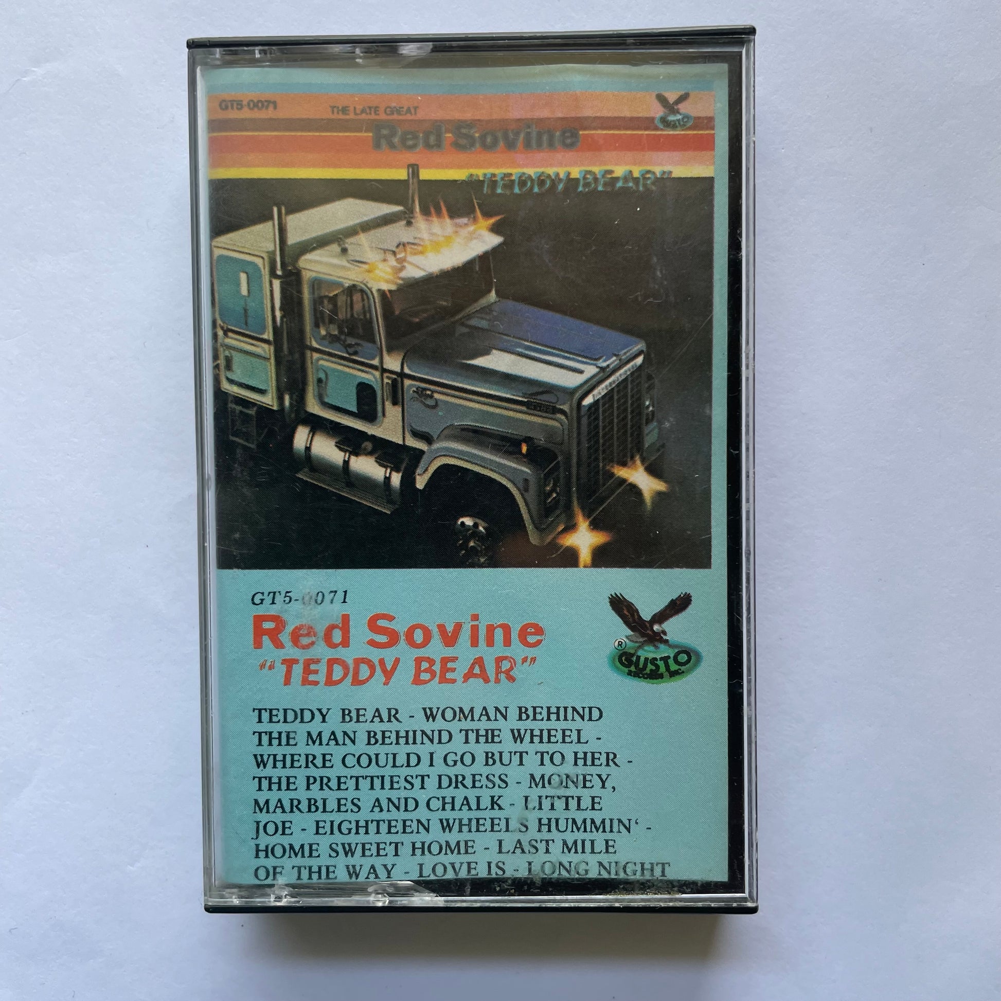 Tape Cassette Red Sovine Teddy Bear front