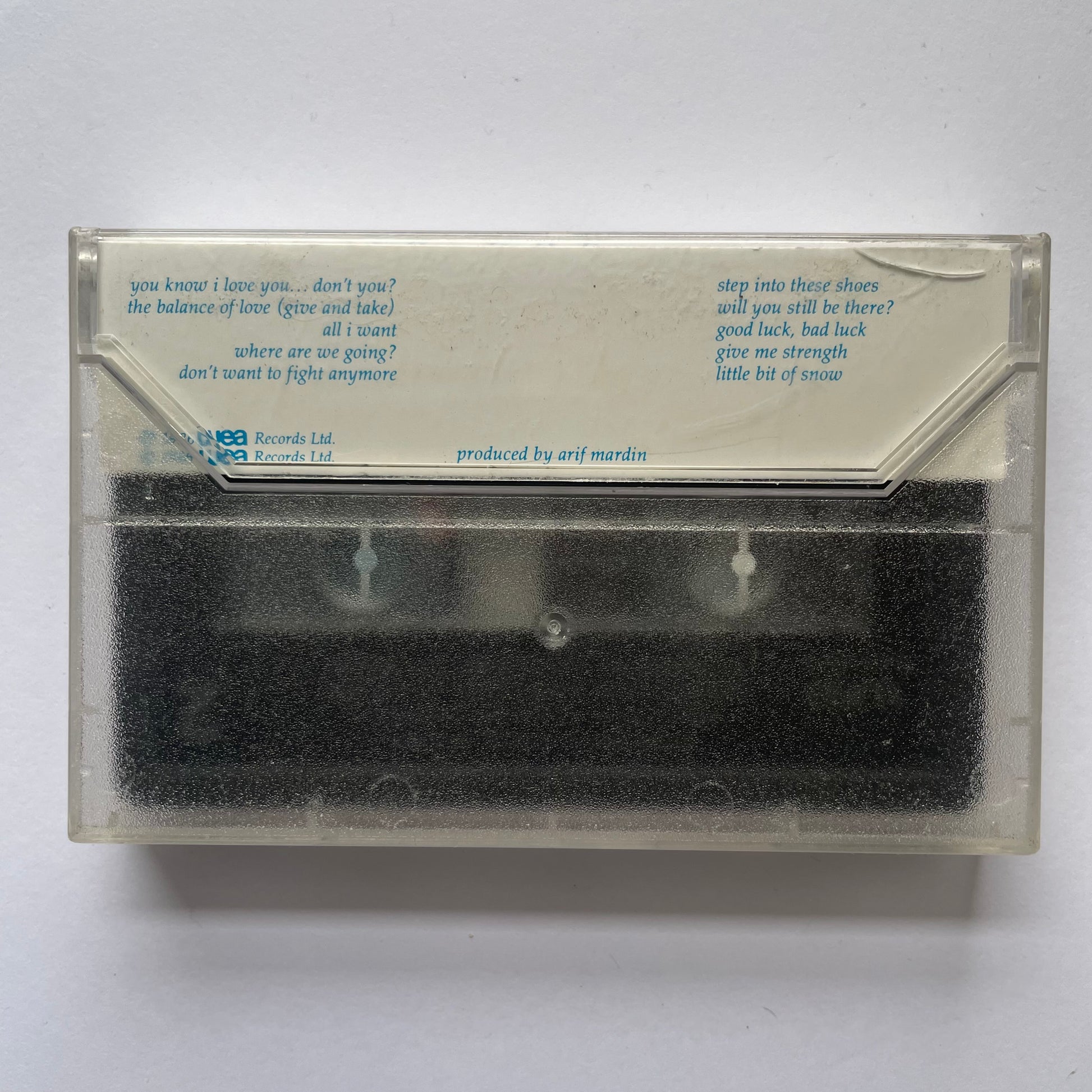 Tape Cassette Howard Jones to one back
