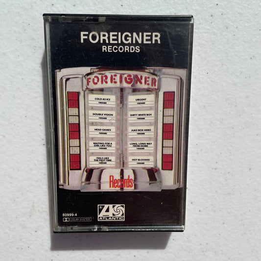 Tape Cassette Foreigner Records 1982