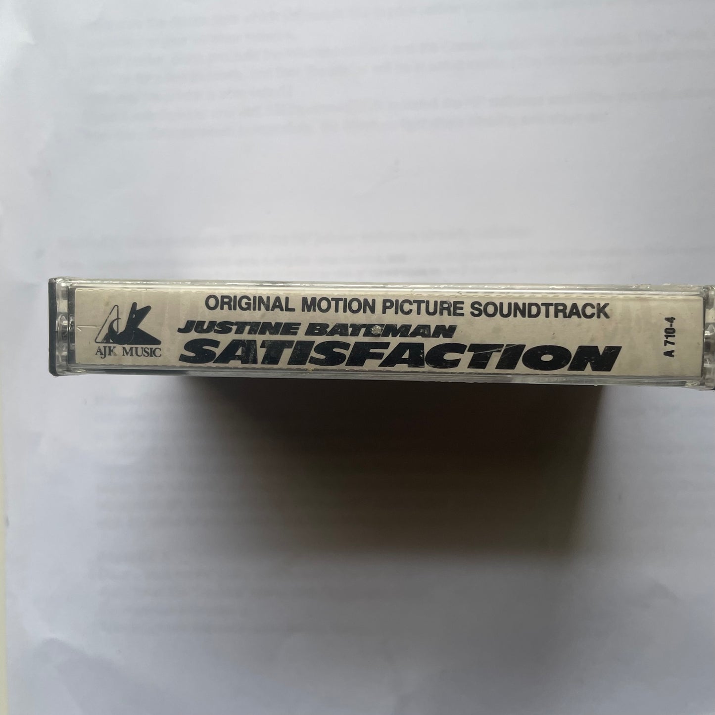 Tape Cassette Justine Bateman Satisfaction title