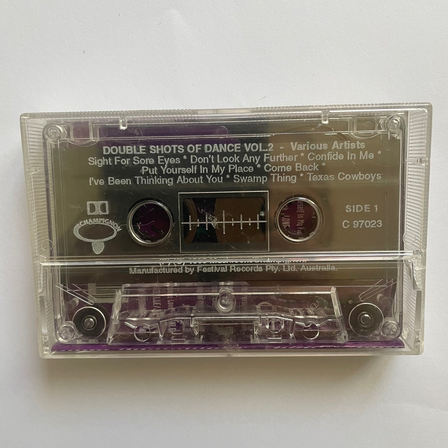 Tape Cassette Double Shots of Dance Vol 2 1995