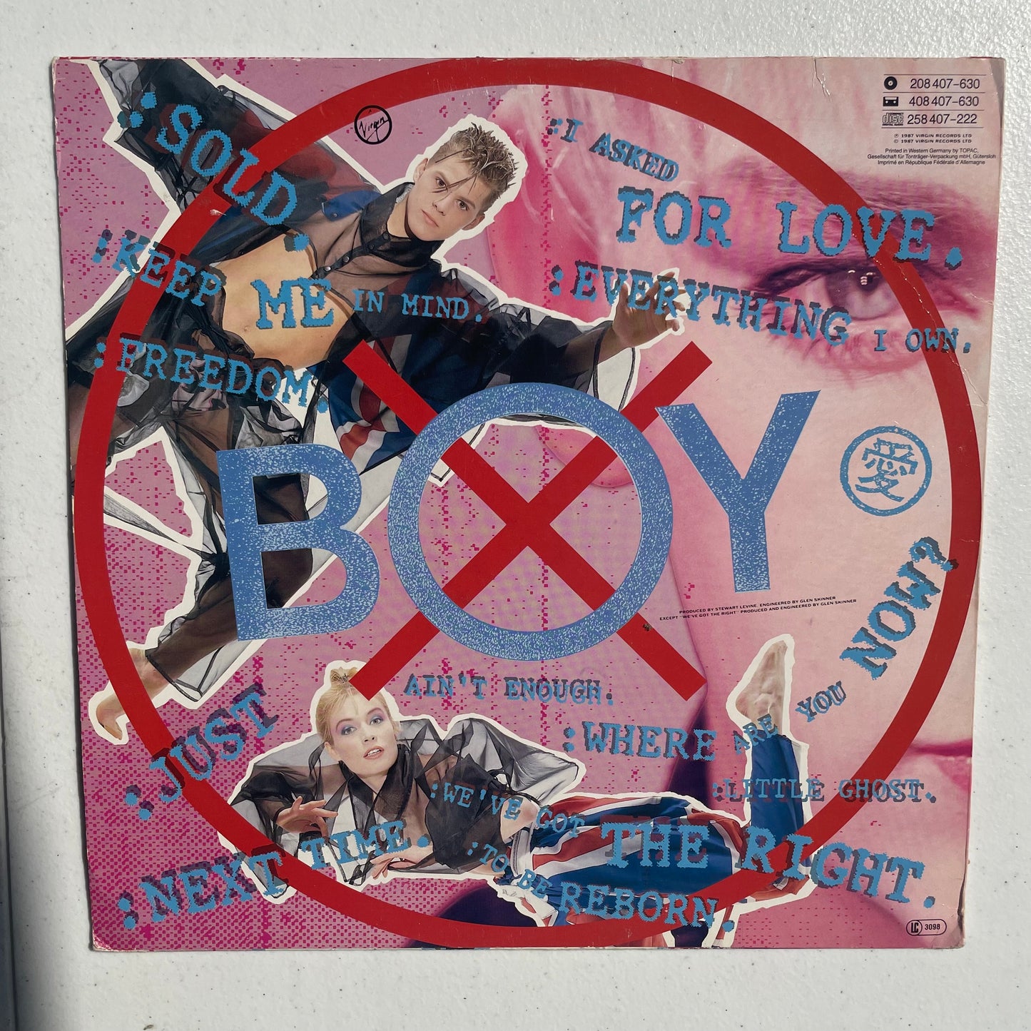 Vinyl Record LP Boy George Sold 1987