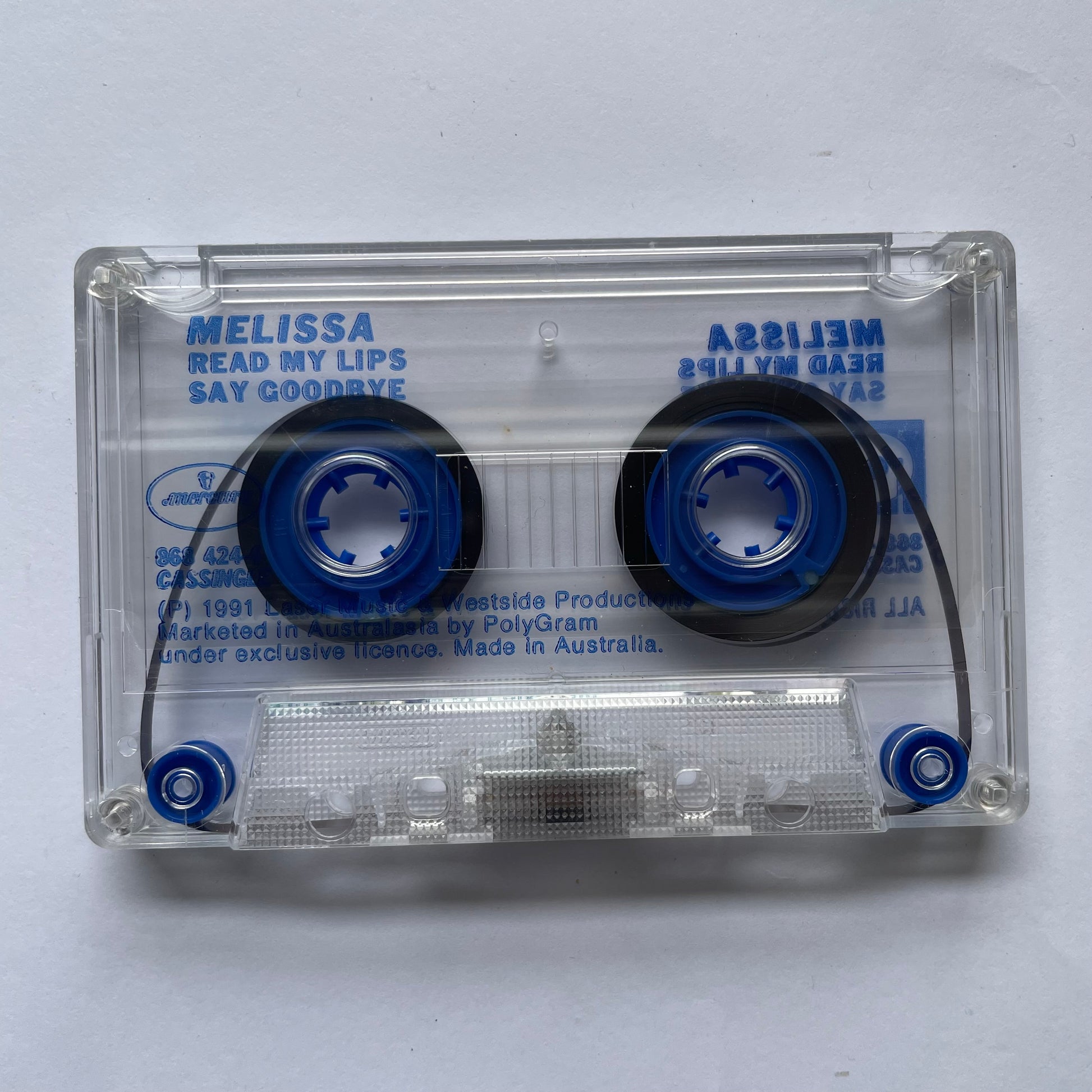 Tape Cassette Melissa Read My Lips side 2 