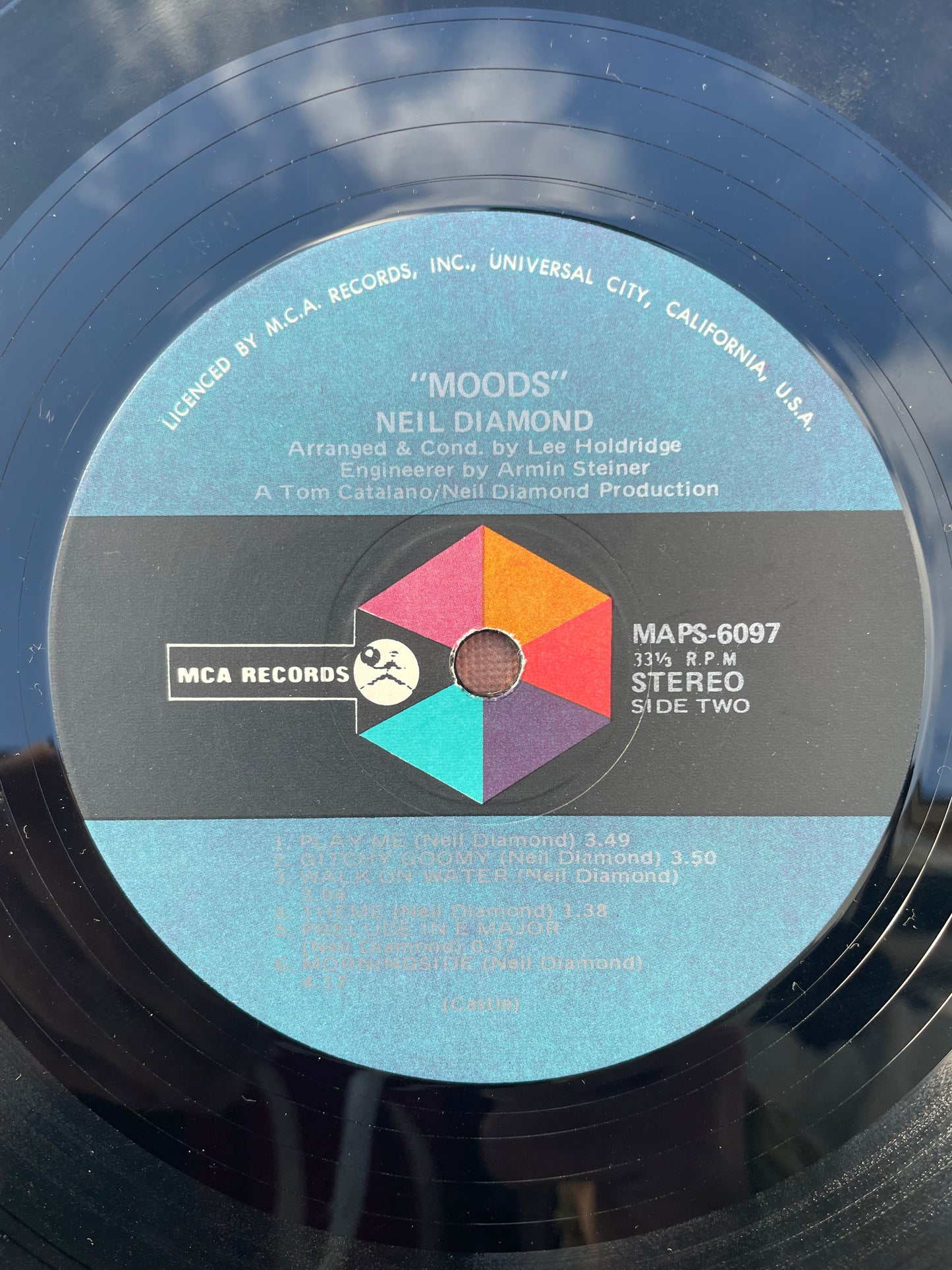 Vinyl Record LP Neil Diamonds Moods 1972