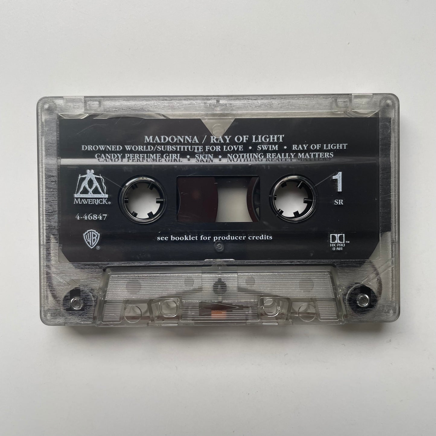 Tape Cassette Madonna Ray of Light 1998 side 1 