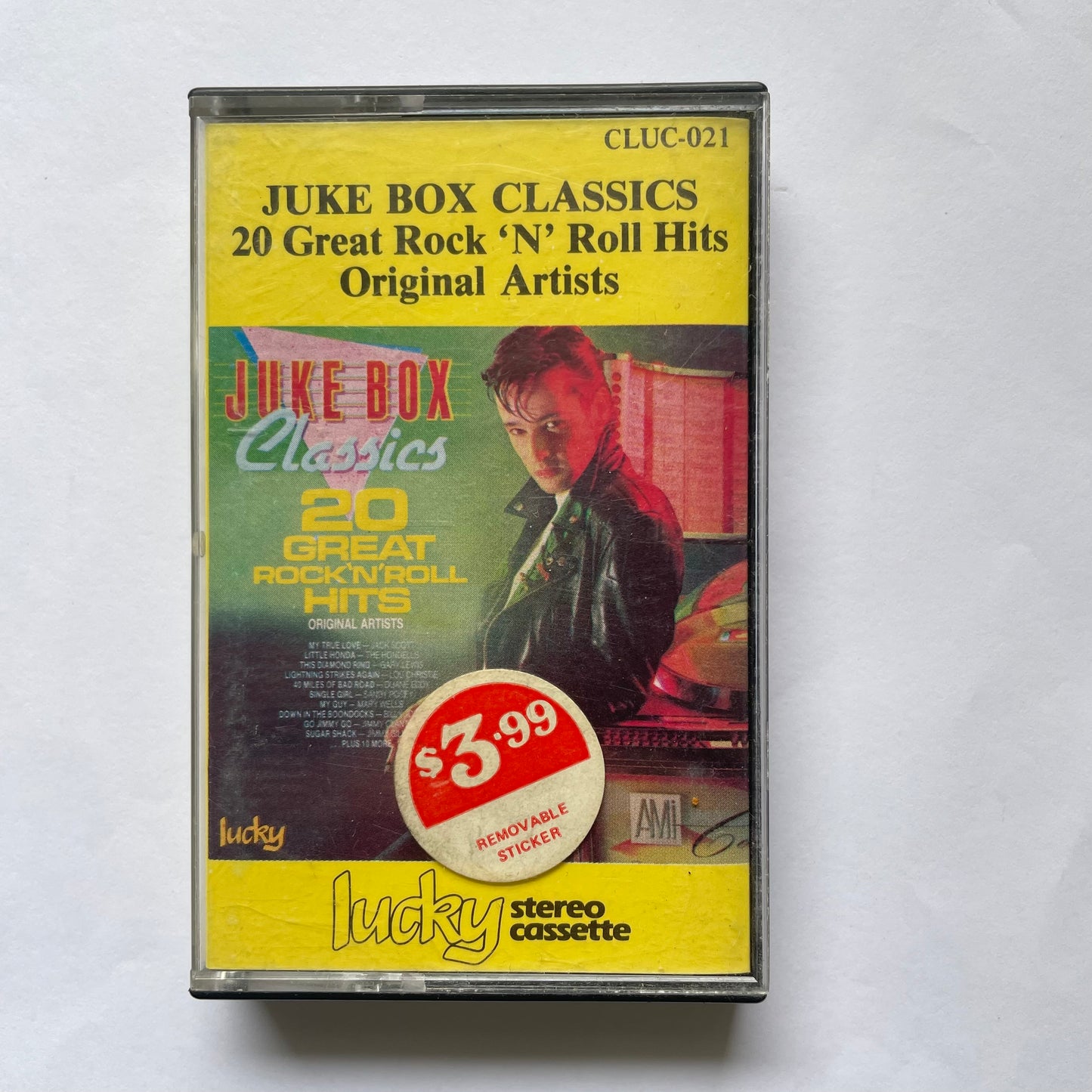 Tape Cassette Juke Box Classics 20 Greats Rock ‘n’ Roll Classics front