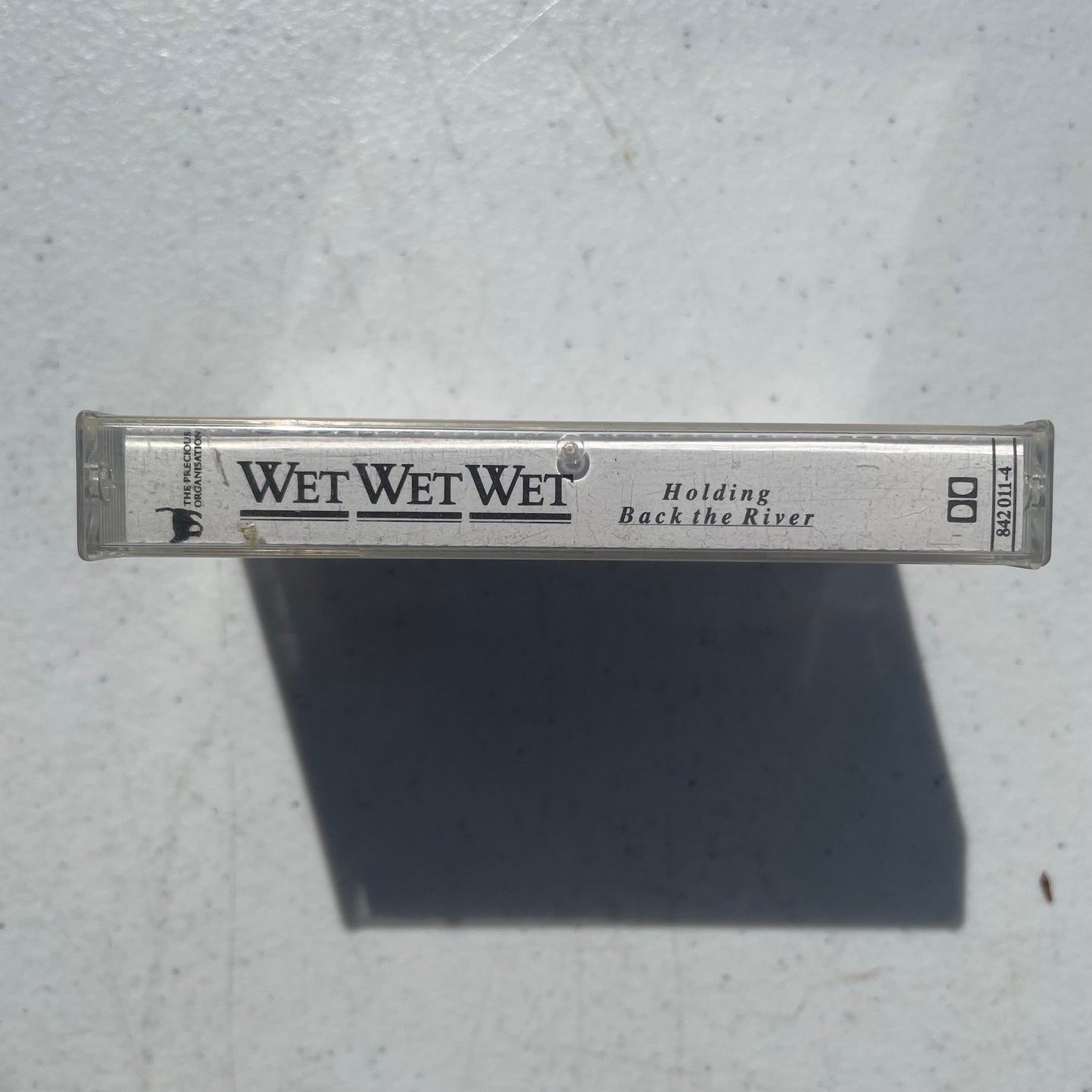 Tape Cassette Wet Wet  Holding Back the River 1989