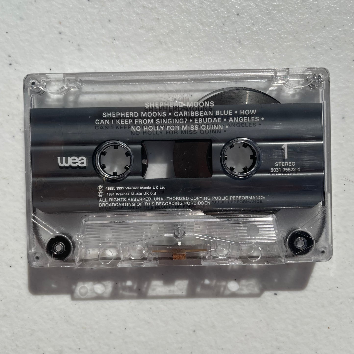 Tape Cassette Enya Shepherd Moon 1991