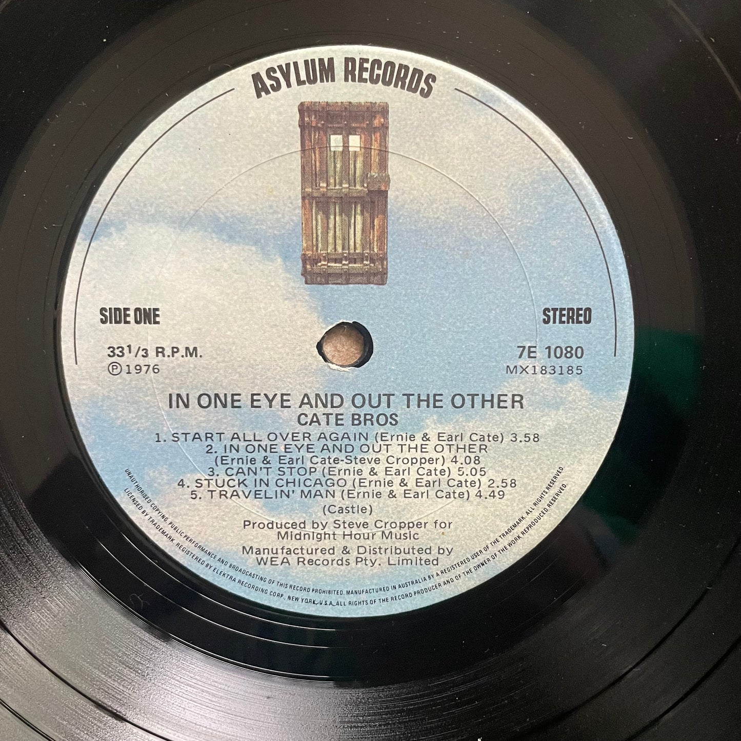 Vinyl Record LP Cate Bros In One Eye and Out the Other 1976