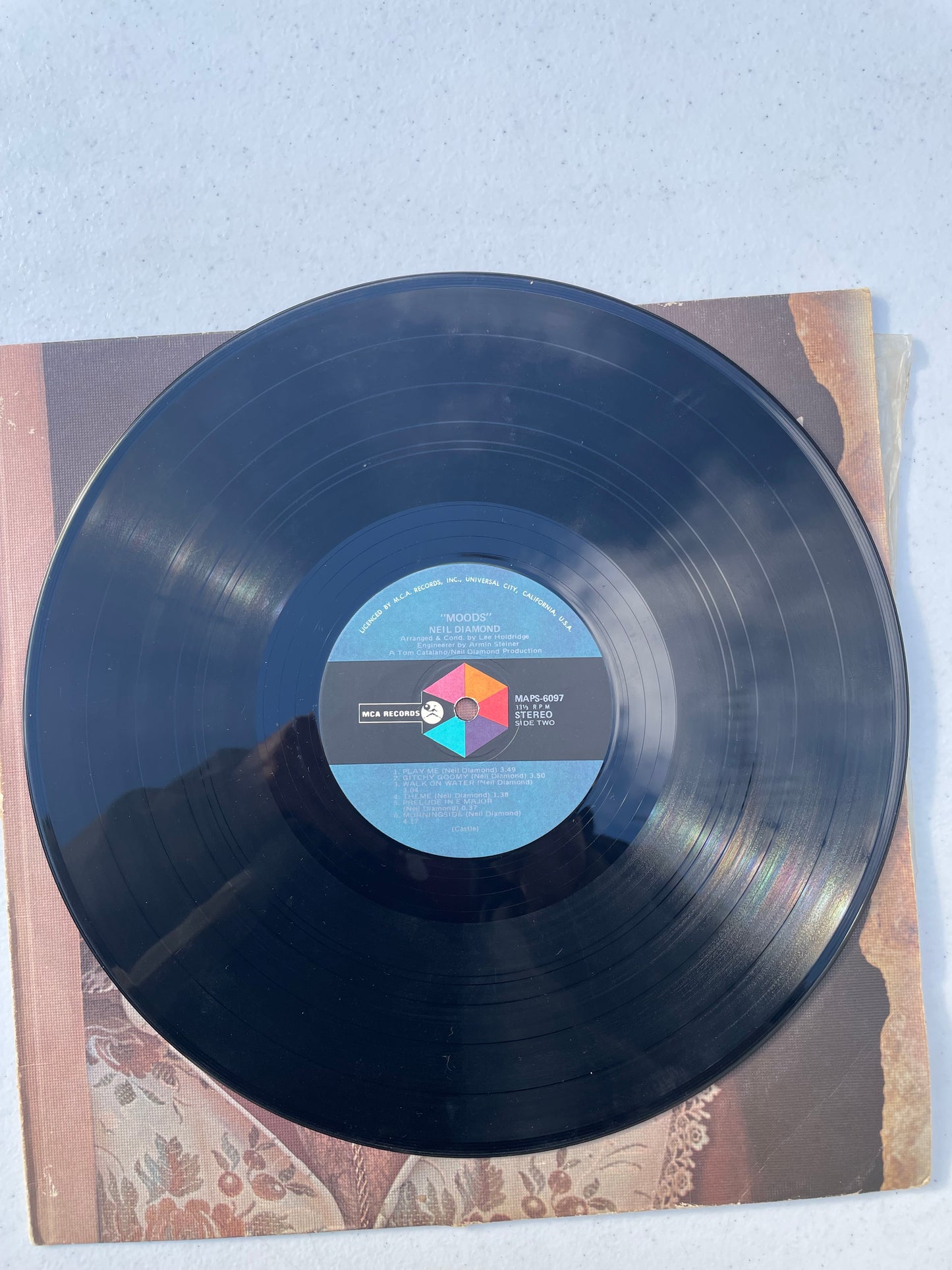 Vinyl Record LP Neil Diamonds Moods 1972