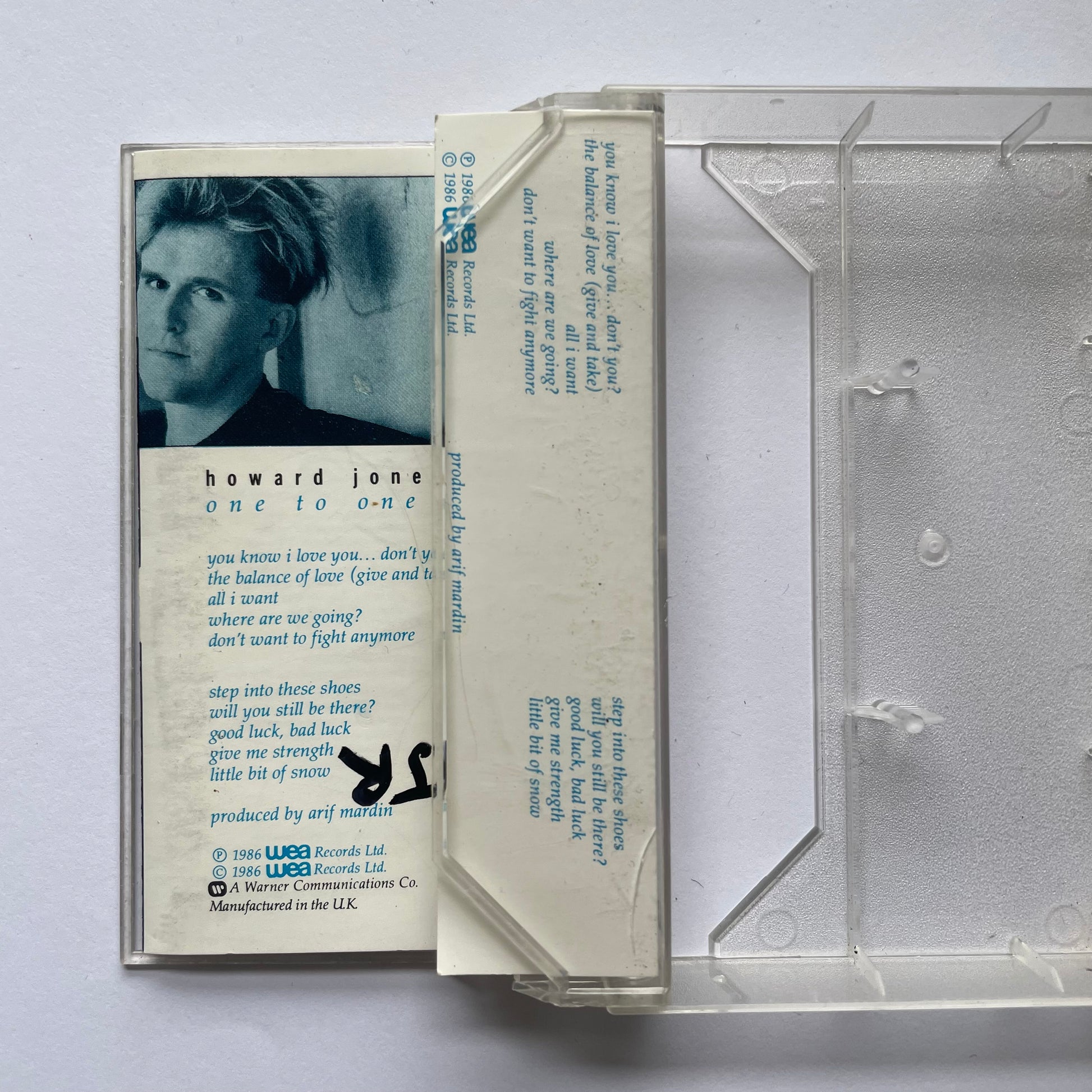 Tape Cassette Howard Jones to one insert