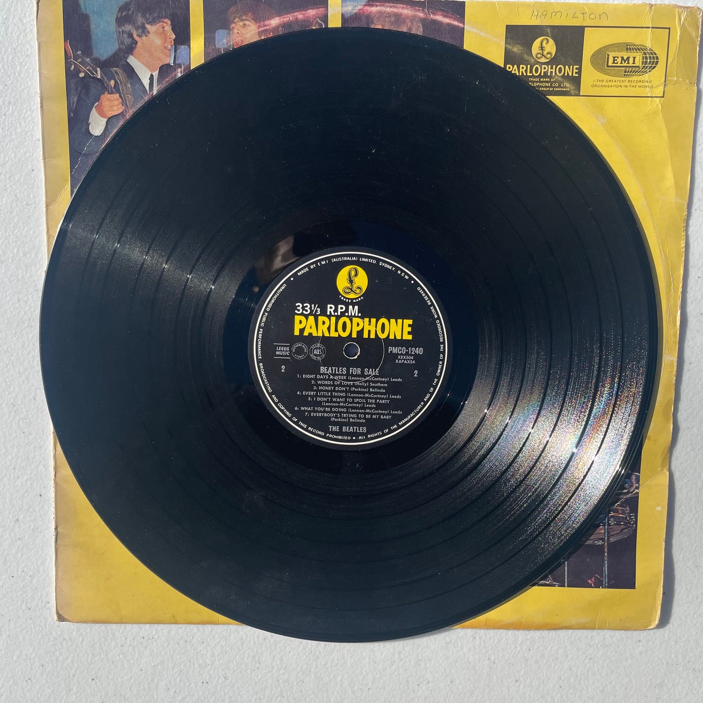 Vinyl Record LP The Beatles Beatles for Sale 1965