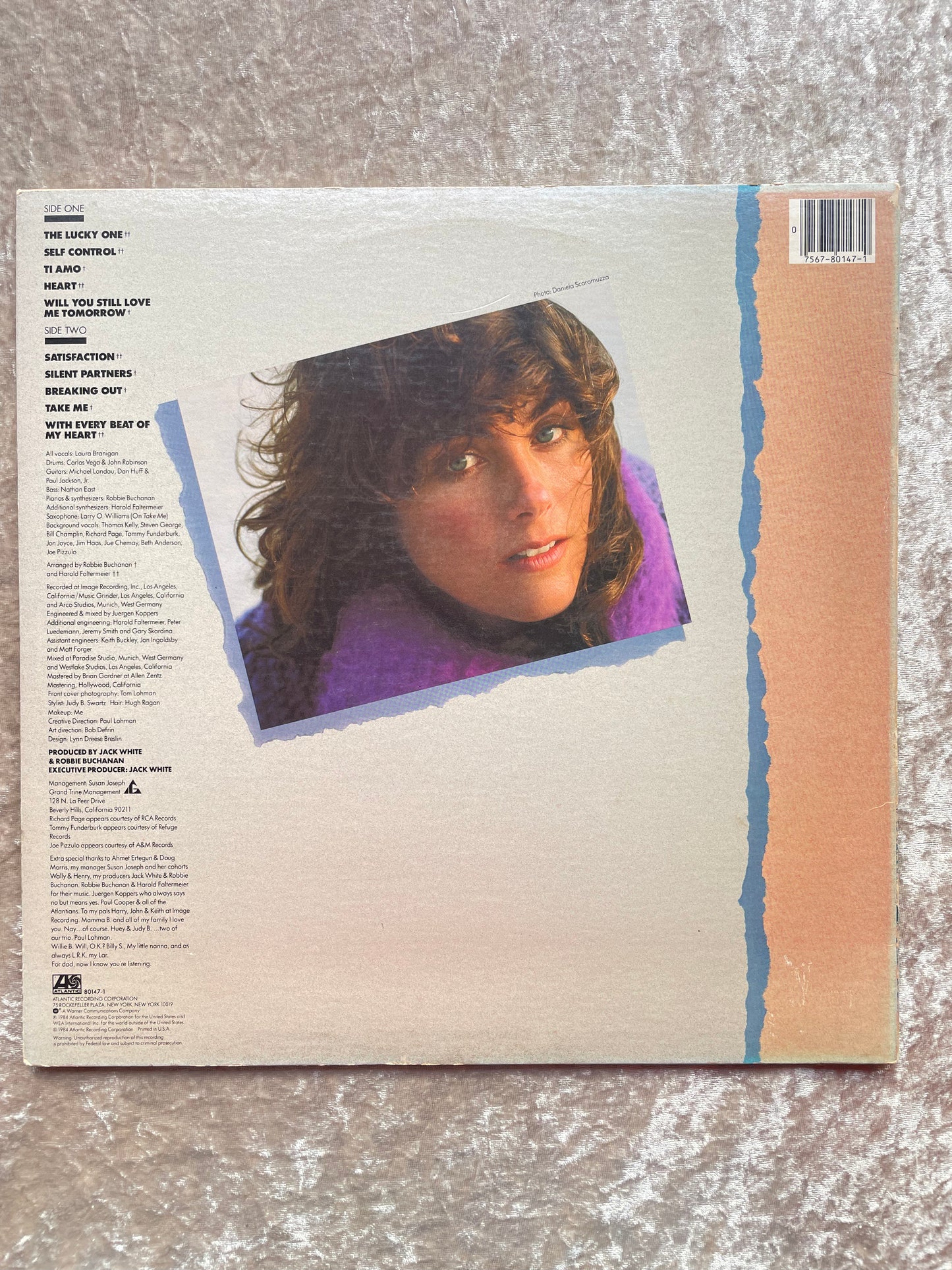 Vinyl Record LP Laura Brannigan Self Control 1984