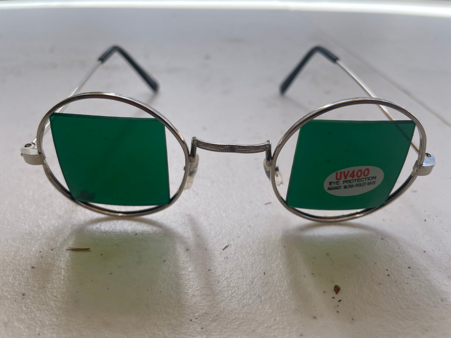 Vintage Sunglassess Squared Green Lenses