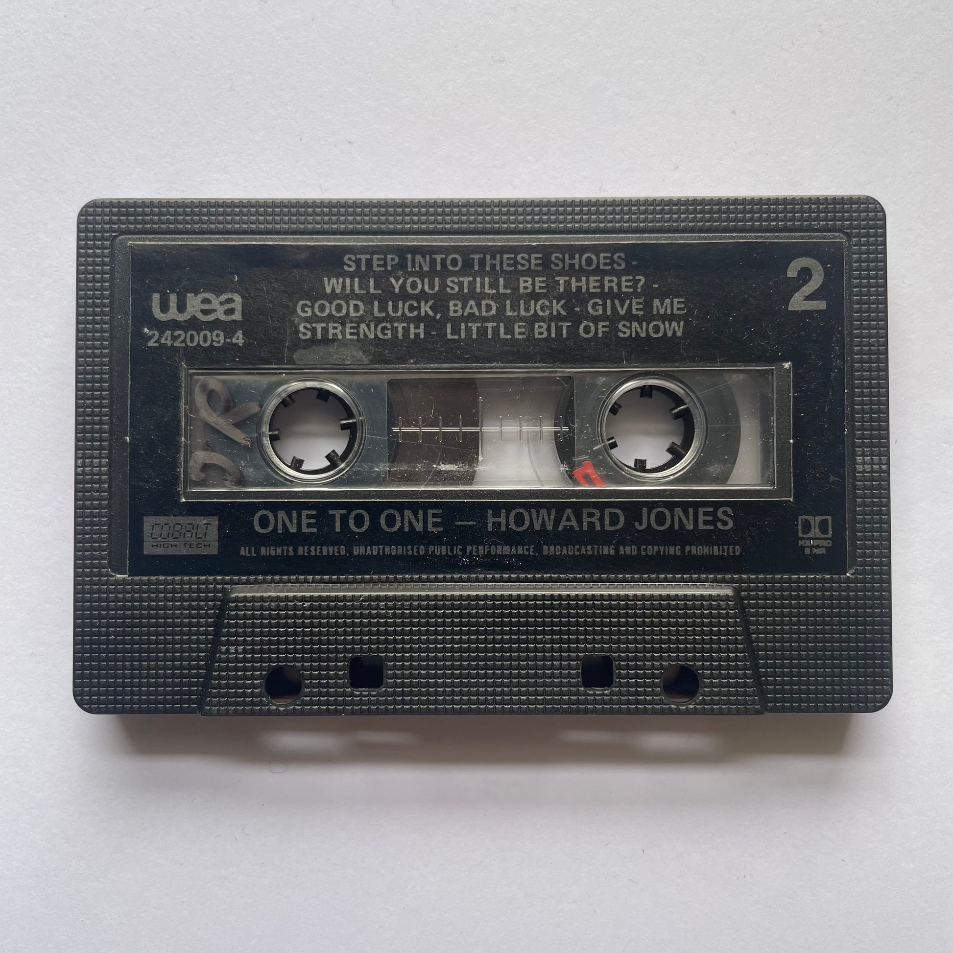 Tape Cassette Howard Jones to one side 2 