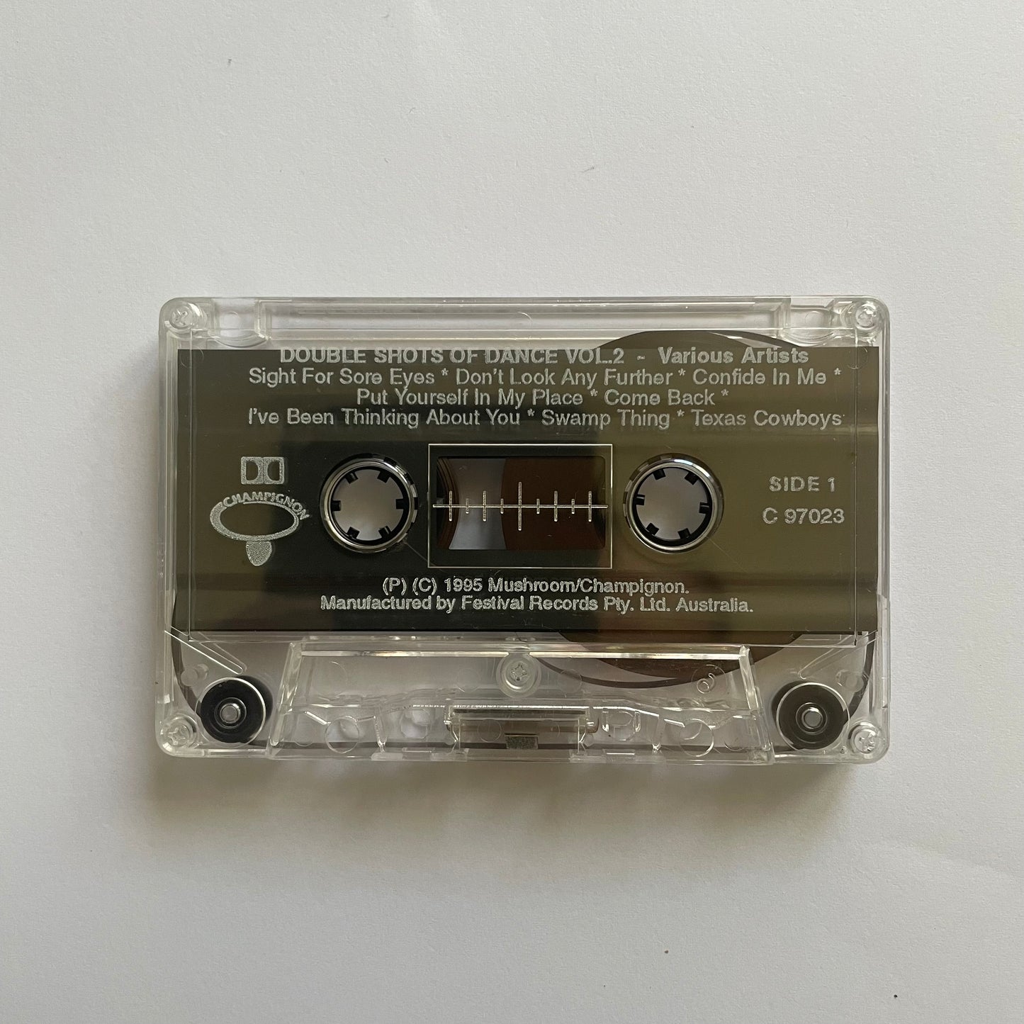 Tape Cassette Double Shots of Dance Vol 2 1995