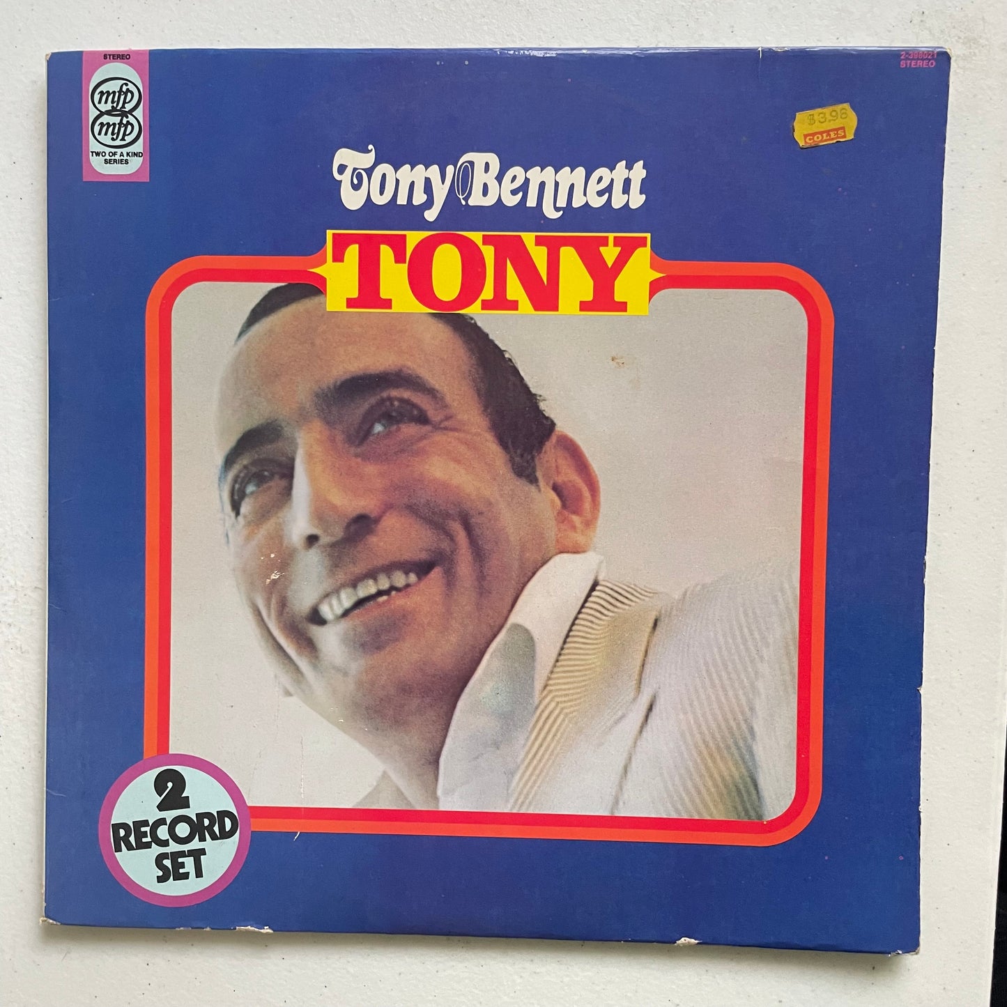 Vinyl Record LP Tony Bennett Tony Double Album 1973