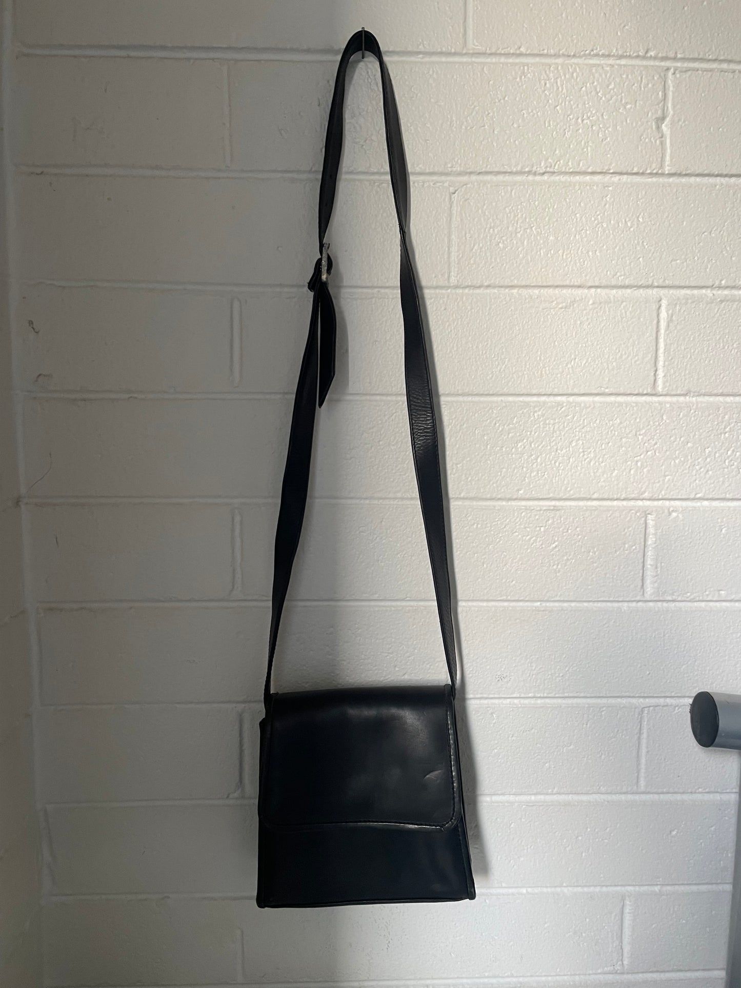 Vintage Genuine Leather Black Shoulder Bags