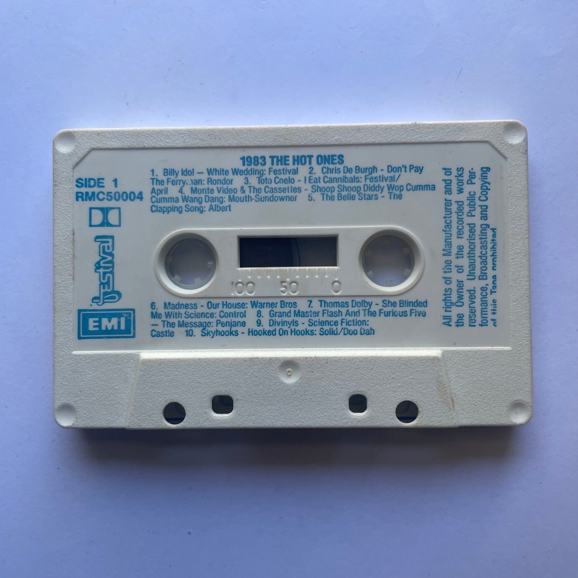 Tape  Cassette the hot ones 1983 side 1 
