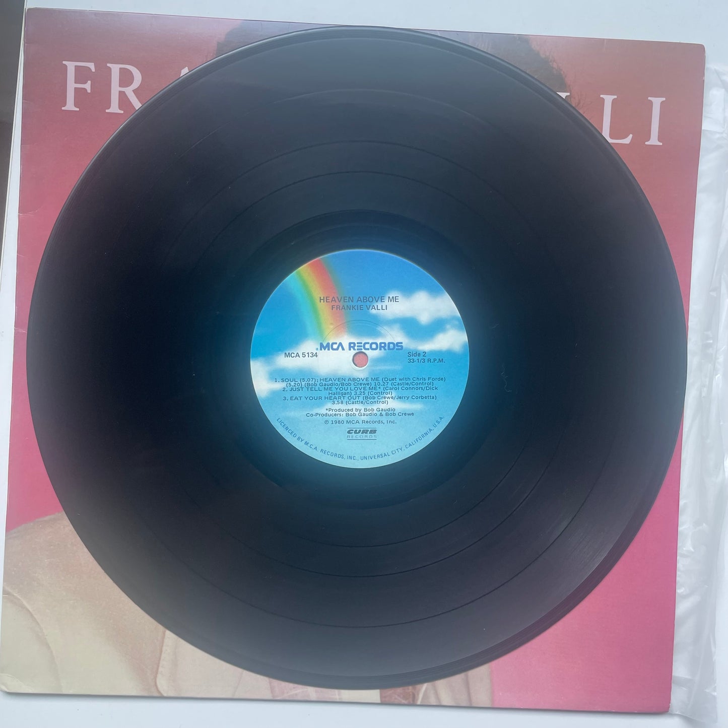 Vinyl Record LP Frankie Valli 1980