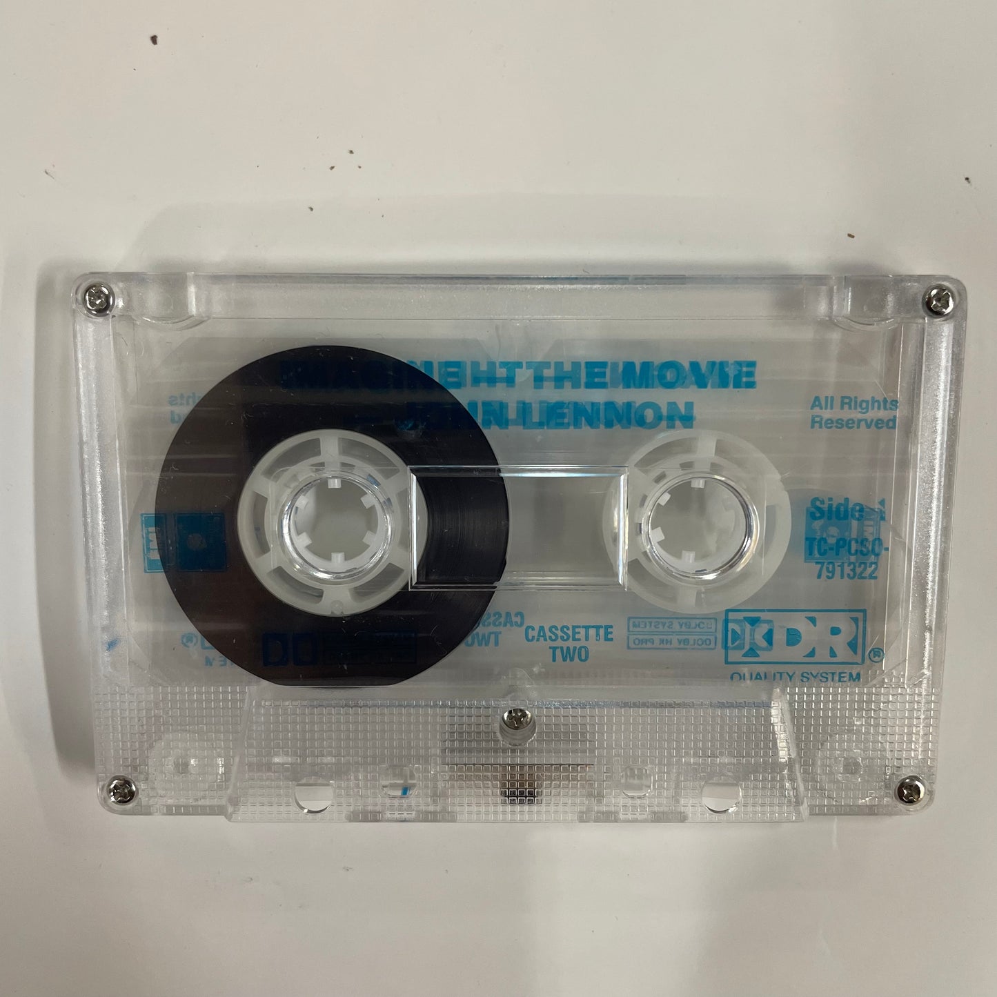 Tape Cassette John Lennon Imagine 1988 double cassette album