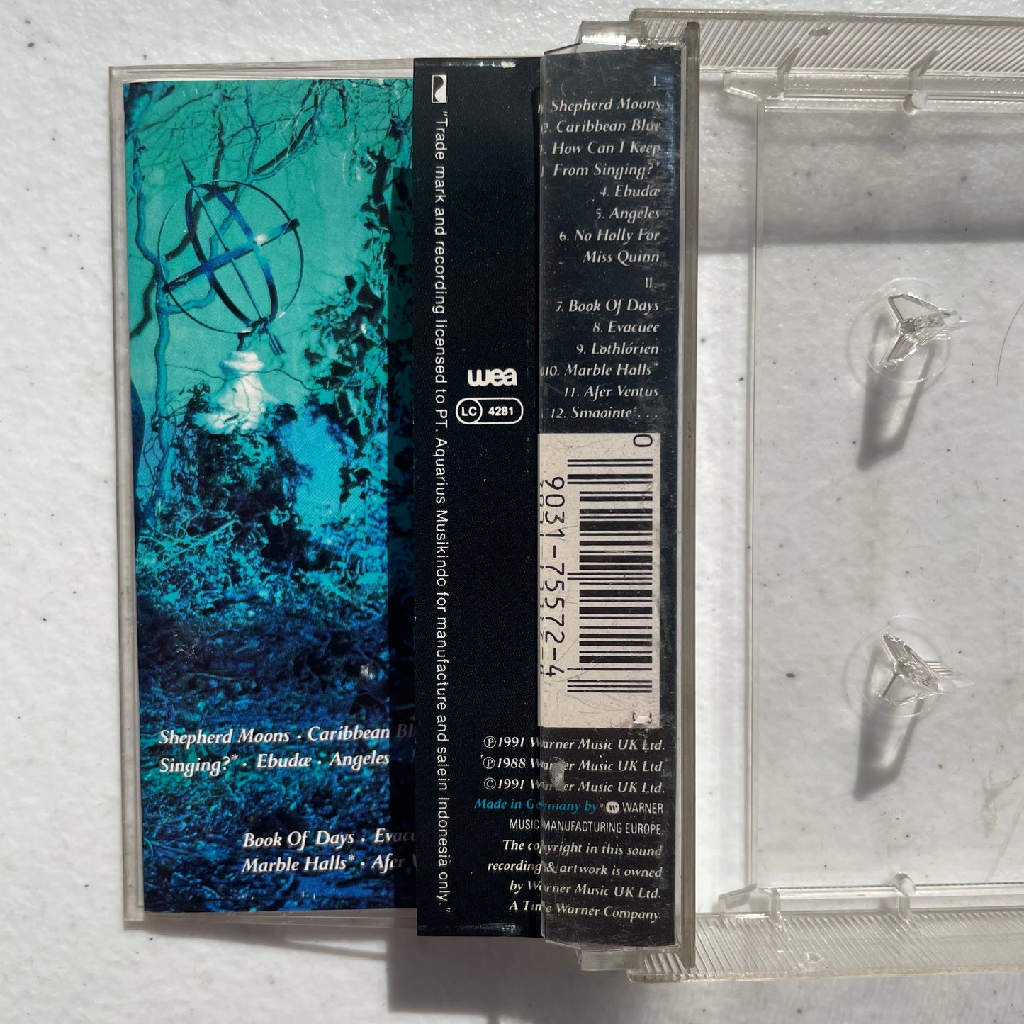 Tape Cassette Enya Shepherd Moon 1991