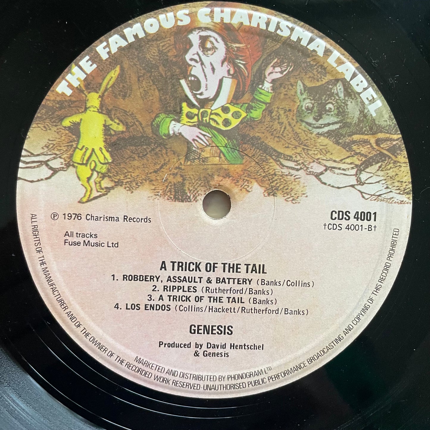 Vinyl Record LP Genesis A Trick of the Tail 1976